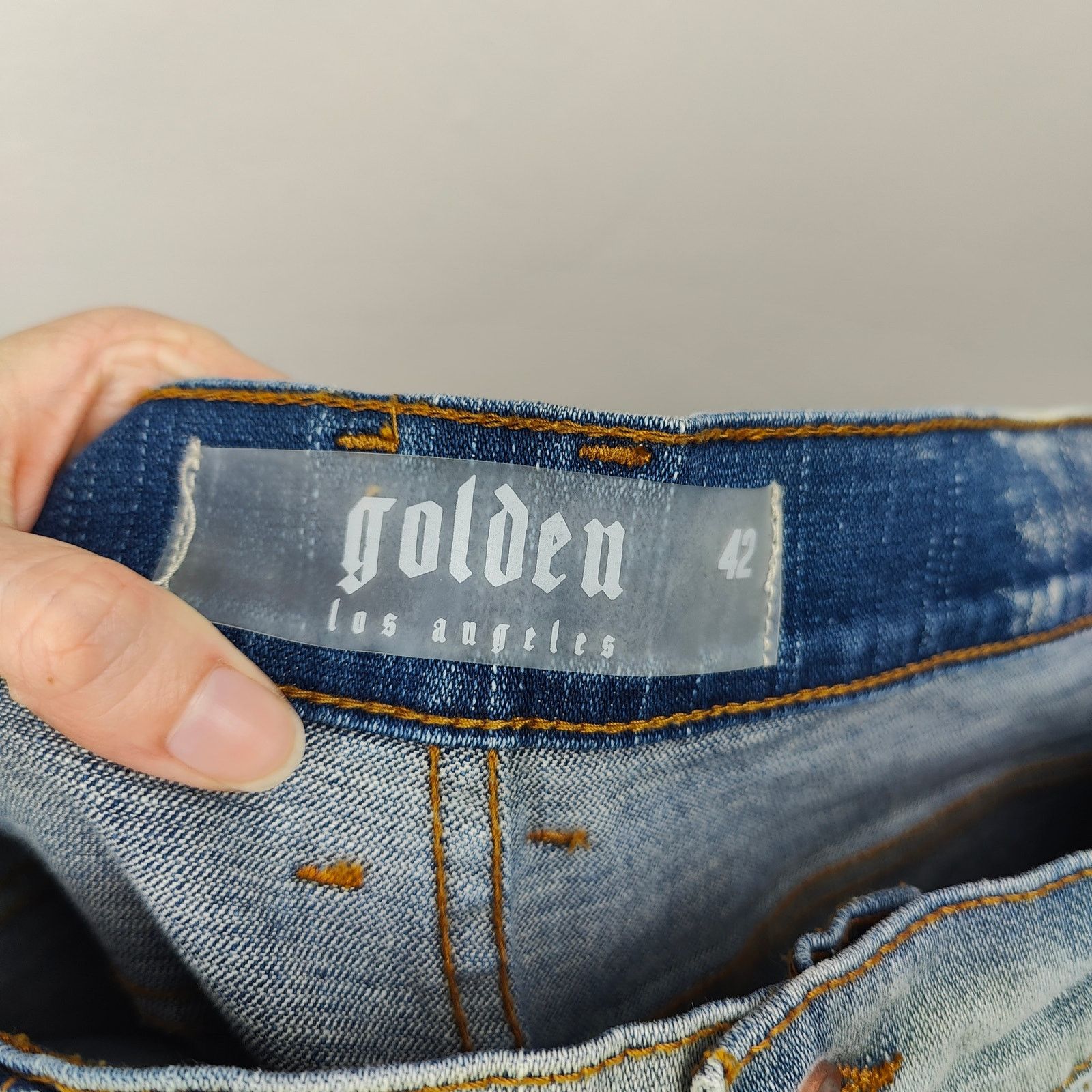 Other Golden Denim The Patchwork Mykonos Flared Jeans Mens 42 Size US 34 / EU 50 - 8 Thumbnail