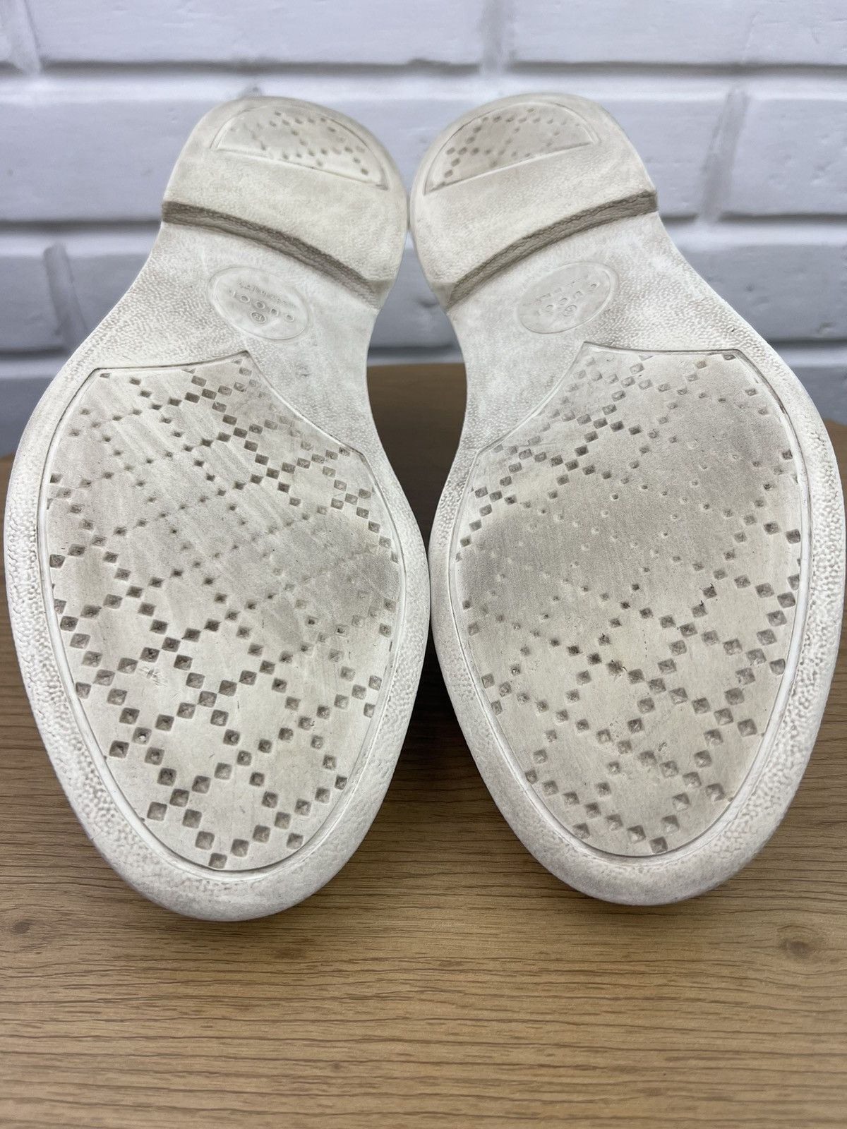 Gucci GUCCI Derby Suede Shoes Lace-up GG Logo Blue Men’s Size US 9.5 / EU 42-43 - 14 Thumbnail