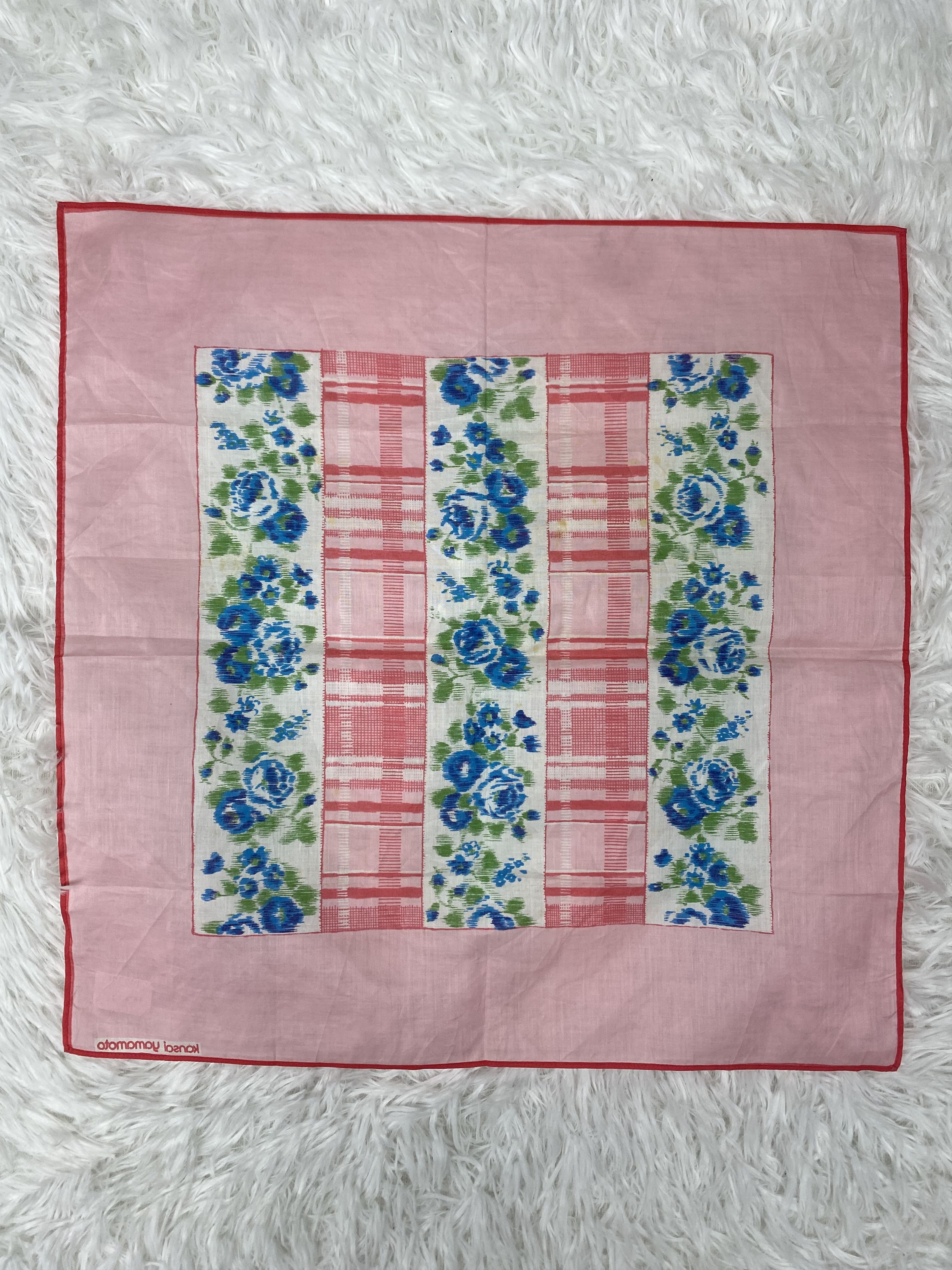 Kansai Yamamoto × Vintage Vintage Kansai Yamamoto Handkerchief Neckerchief PH0771 Size ONE SIZE - 4 Thumbnail