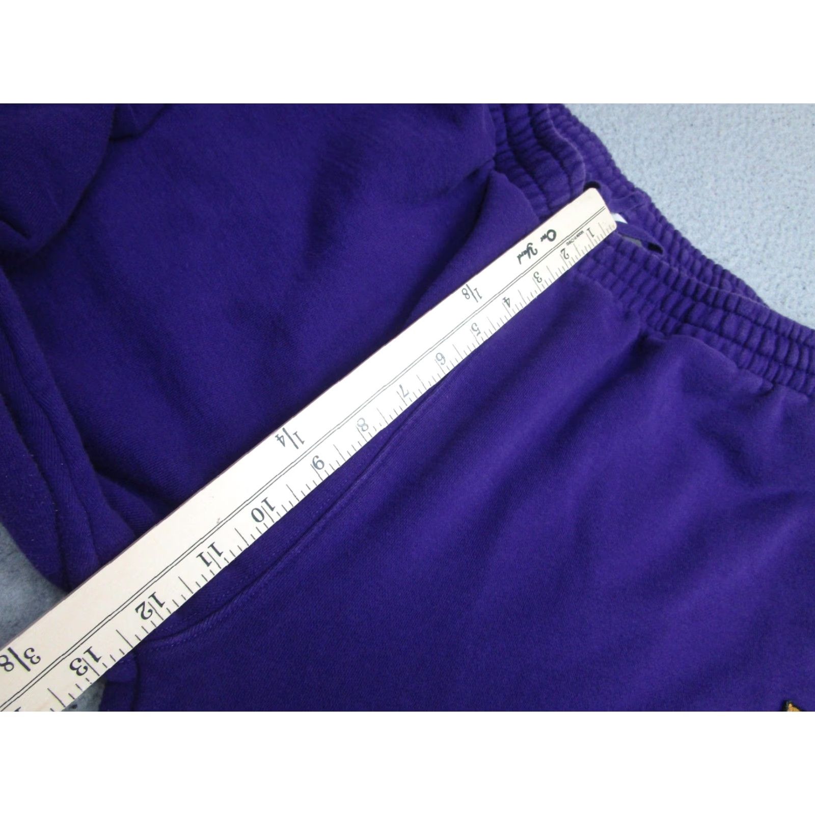 Teddy Fresh Teddy Fresh Sweatpants Mens XL Purple Fleece Pockets Drawstring Elastic Waist Size US 36 / EU 52 - 7 Thumbnail