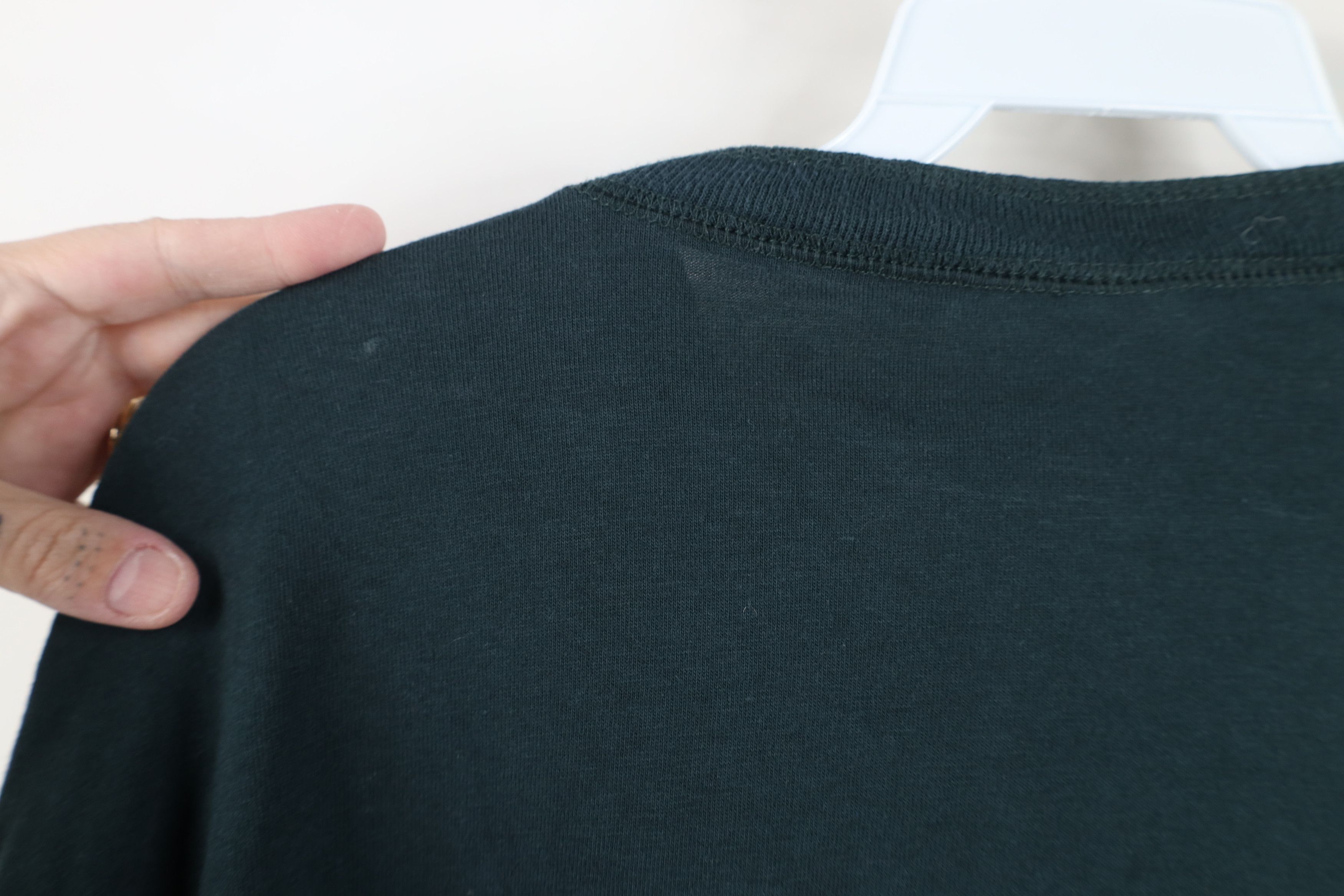 L.L. Bean Vintage 90s LL Bean Long Sleeve Henley T-Shirt Dark Green Size US XL / EU 56 / 4 - 11 Thumbnail