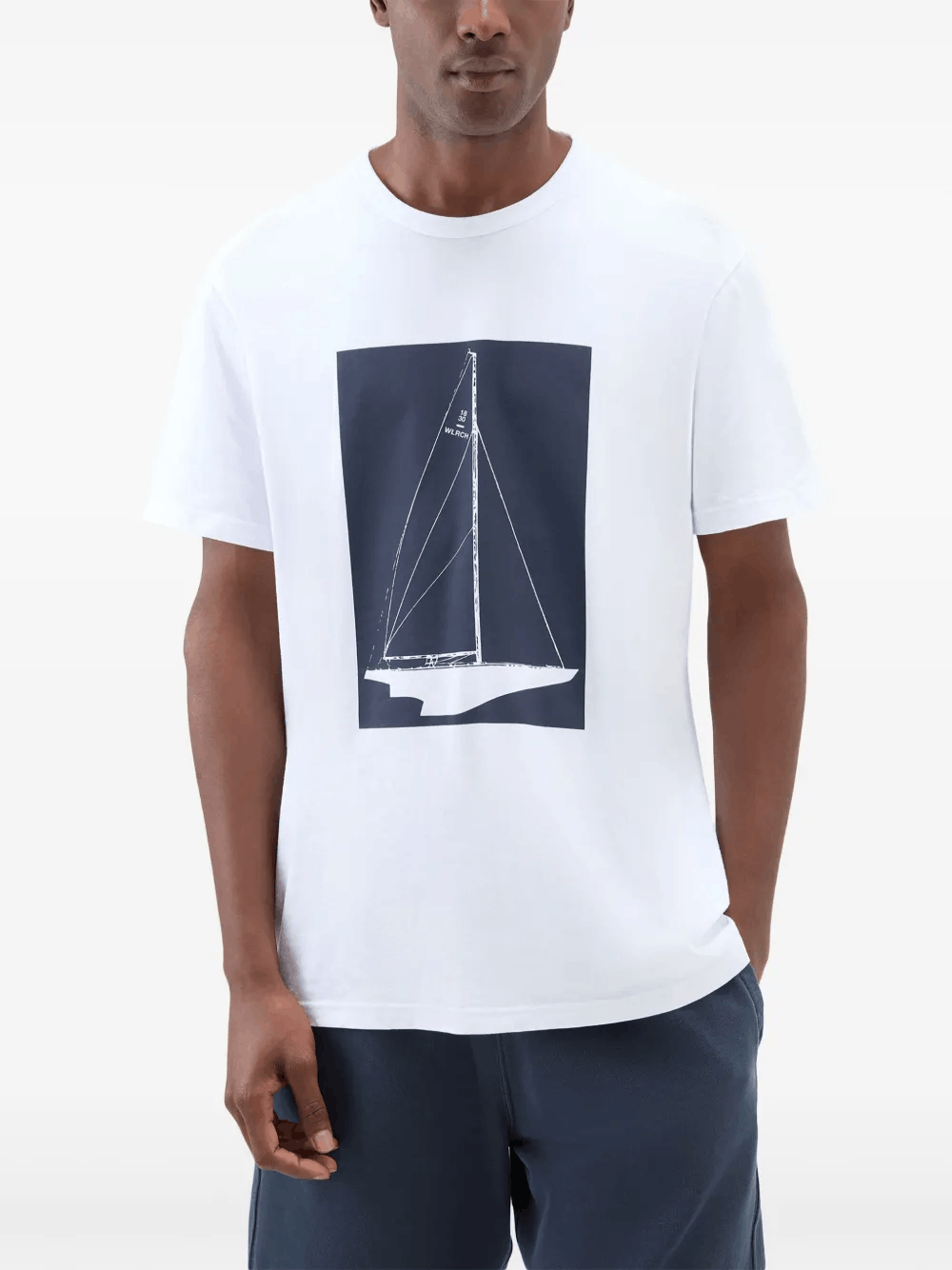 Other Boat-Print T-Shirt | White – Casual Graphic Tee for Men Size US S / EU 44-46 / 1 - 3 Thumbnail