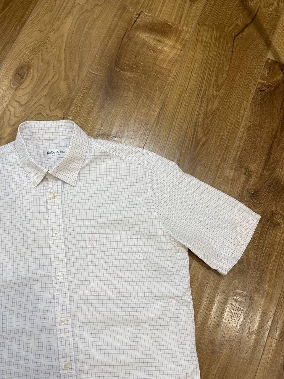 Vintage × Yves Saint Laurent Vintage 90’s Y2K Style YSL Yves Saint Laurent Shirt Tee Size US L / EU 52-54 / 3 - 3 Thumbnail