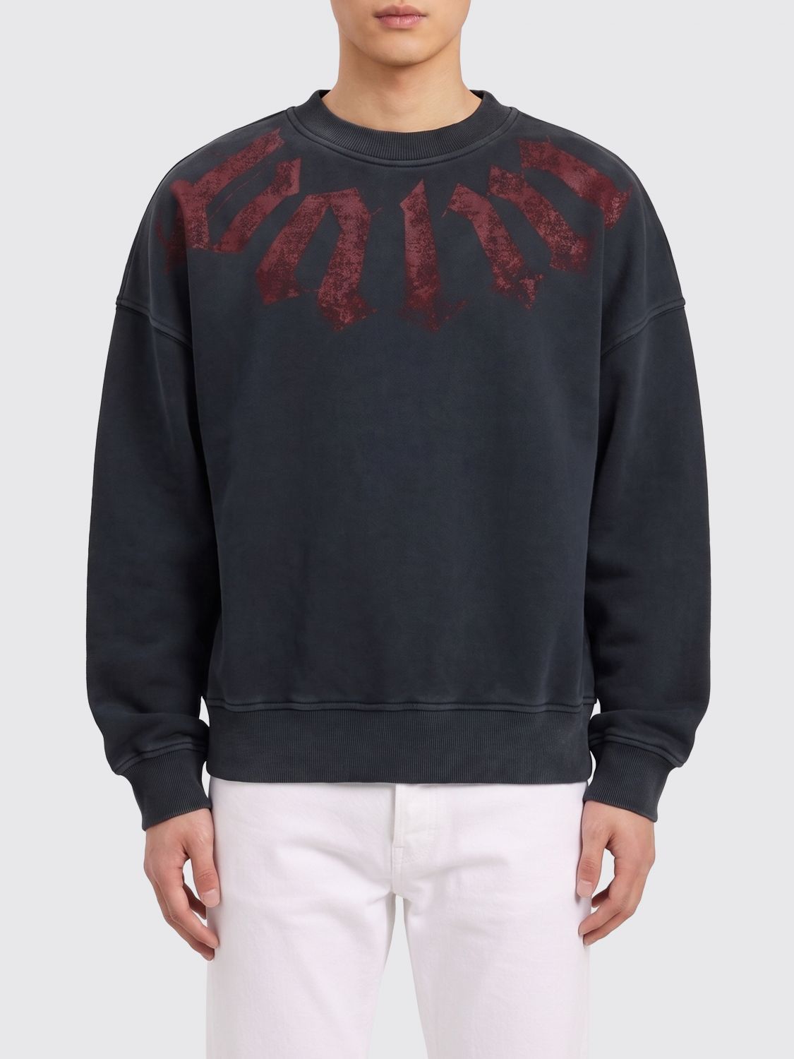 Palm Angels Palm Angels Sweatshirt Men Black Size US S / EU 44-46 / 1 - 1 Thumbnail
