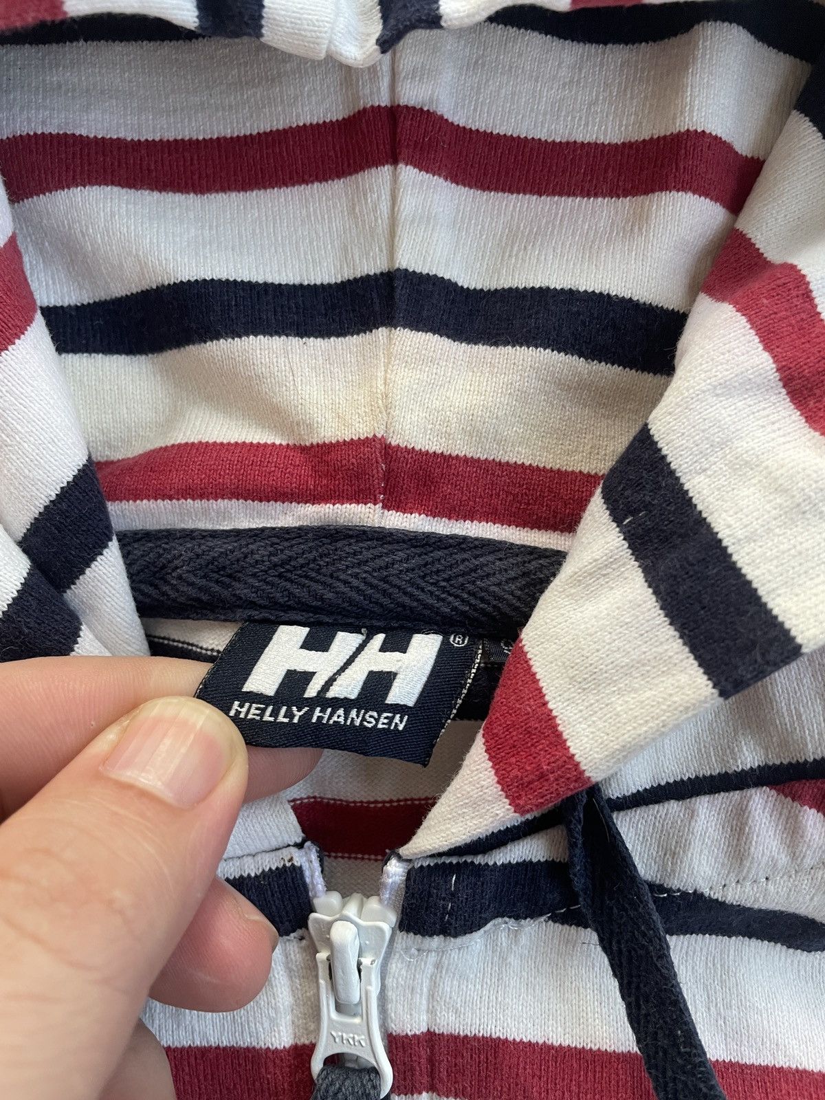 Helly Hansen × Vintage VINTAGE STRIPES HELLY HANSEN MIDZIPPER HOODIE Size US S / EU 44-46 / 1 - 5 Thumbnail