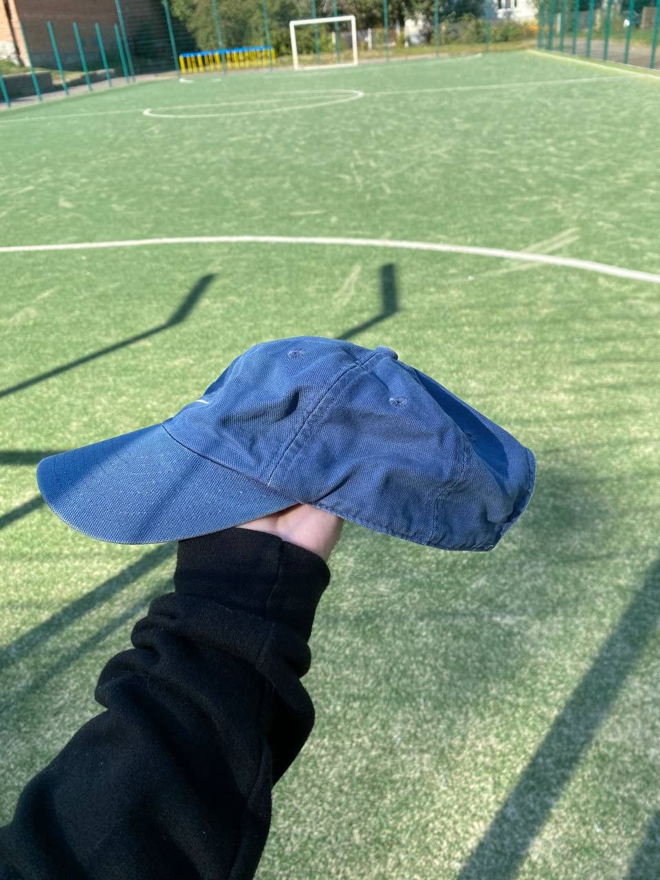 Nike × Vintage Vintage Y2K Mans Nike Cap Double Swoosh Made in Taiwan Size ONE SIZE - 4 Thumbnail