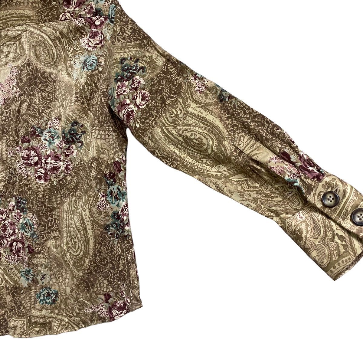Tornado Mart Tornado Mart Japan Paisley Shirt Button Up Retro Collar Size US S / EU 44-46 / 1 - 11 Thumbnail