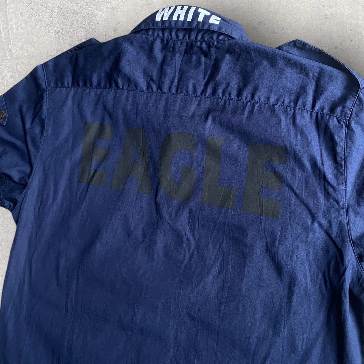 Walter Van Beirendonck Vintage W&LT White Eagle Military Shirt Size US S / EU 44-46 / 1 - 1 Thumbnail