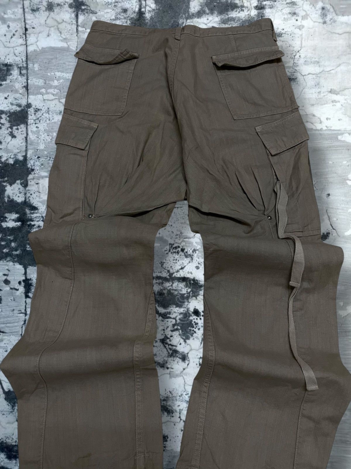 Japanese Brand Vintage 1990s Japan Designer Slowgun Tactical Cargo Pant Size US 30 / EU 46 - 12 Thumbnail