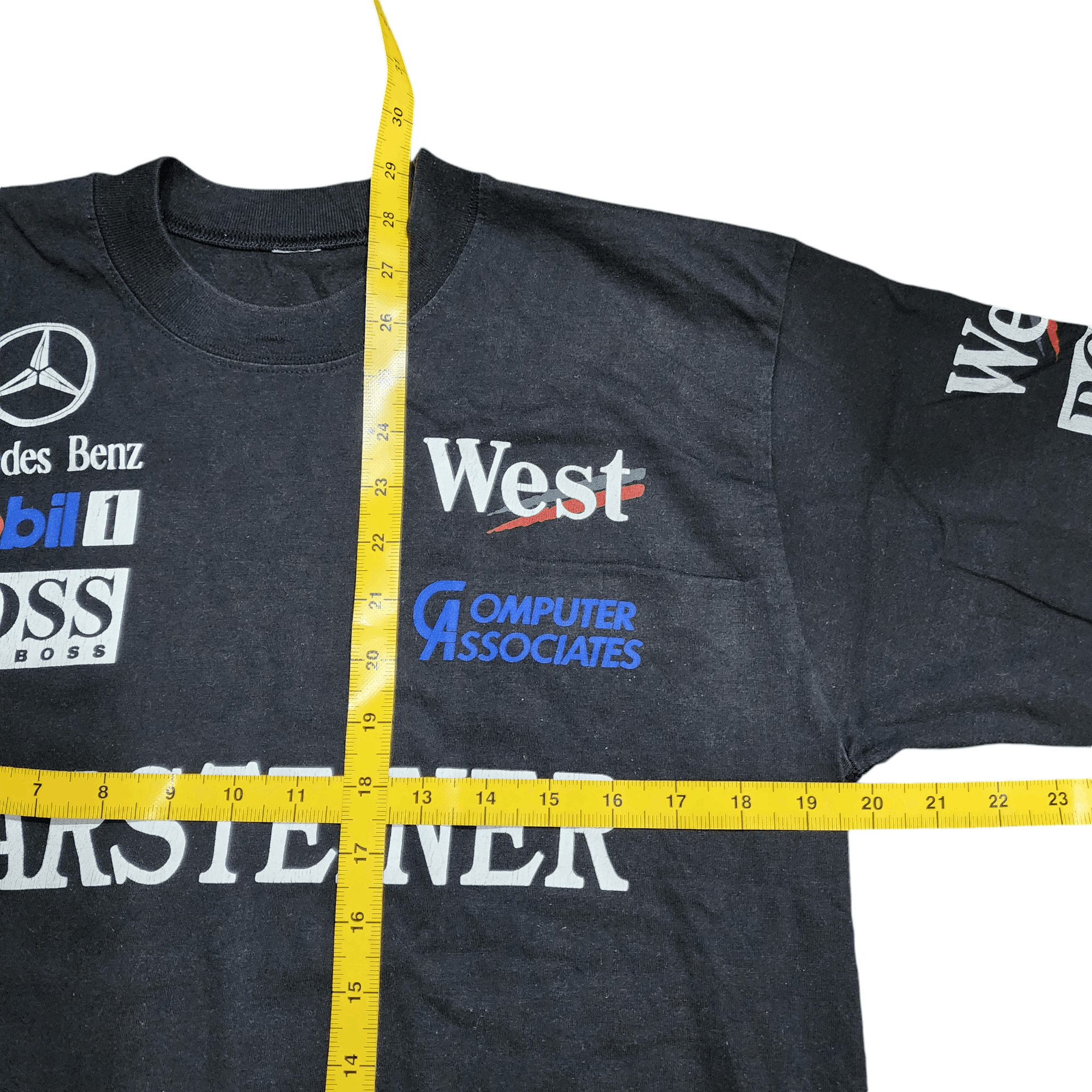 Mercedes-Benz × Vintage Vintage F1 Mercedes Hugo Boss 🏁 🏎 tees Warsteiner Shirts Size US M / EU 48-50 / 2 - 5 Thumbnail