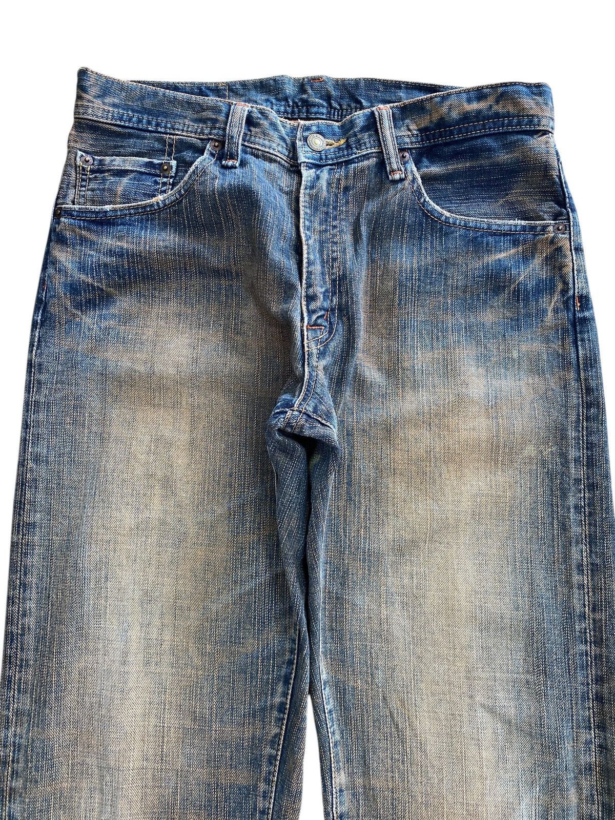 Japanese Brand Japanese Brand GLHEART Rusty Wash Loose Jeans Size US 31 - 2 Thumbnail