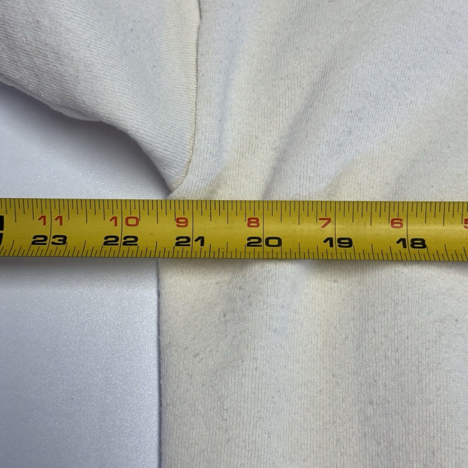 Vintage Vintage Cream White Blank Hoodie Sweatshirt Adult Medium USA Size US M / EU 48-50 / 2 - 13 Thumbnail