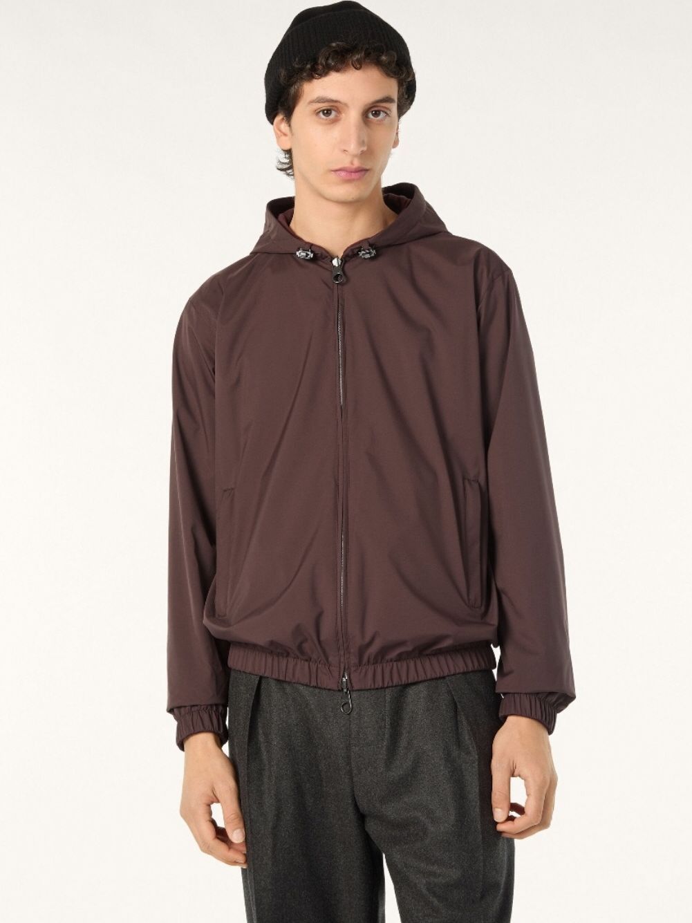 Loro Piana o1w1db10725 FA09559 LP Hooded Bomber Jacket in Brown Size US S / EU 44-46 / 1 - 3 Thumbnail