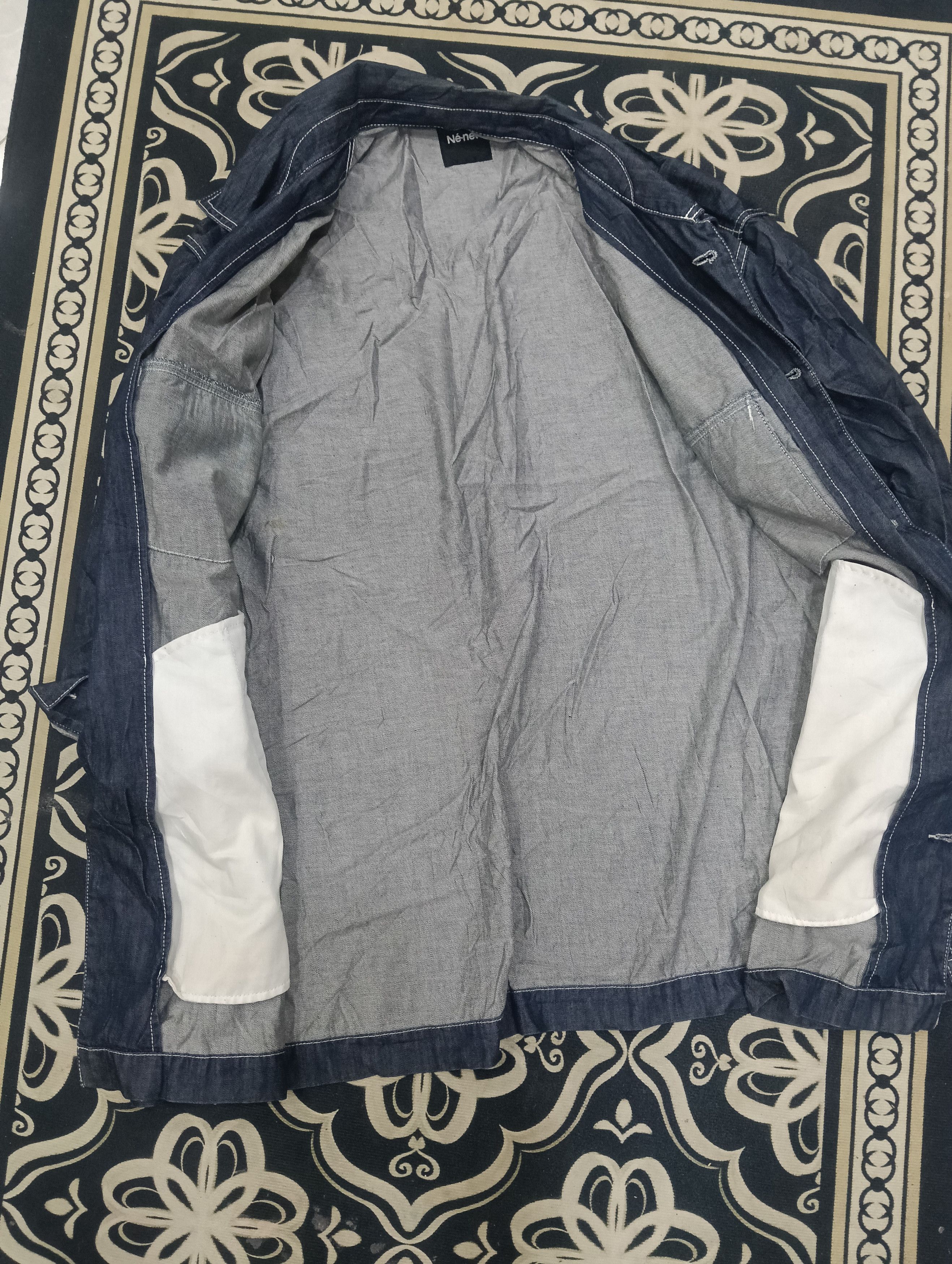 Ne-Net Ne Net Issey Miyake Denim Chore Jacket Size US XXL / EU 58 / 5 - 4 Thumbnail