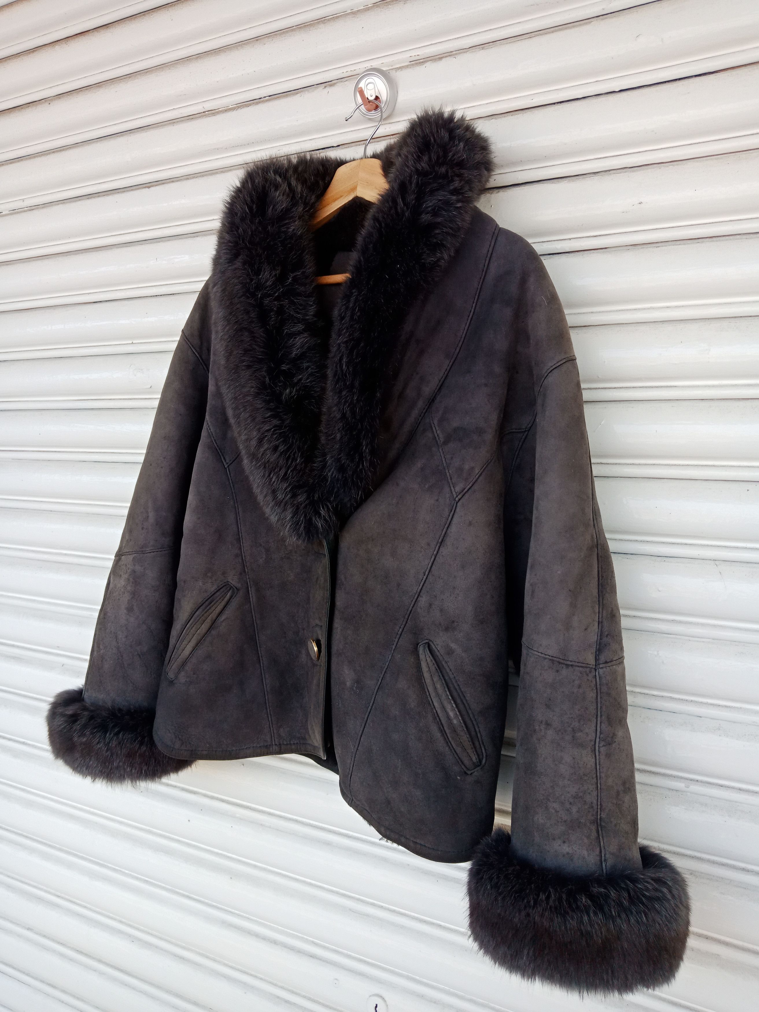 Leather Shearling High Collection Nuero Leather Mohair Size US L / EU 52-54 / 3 - 4 Thumbnail