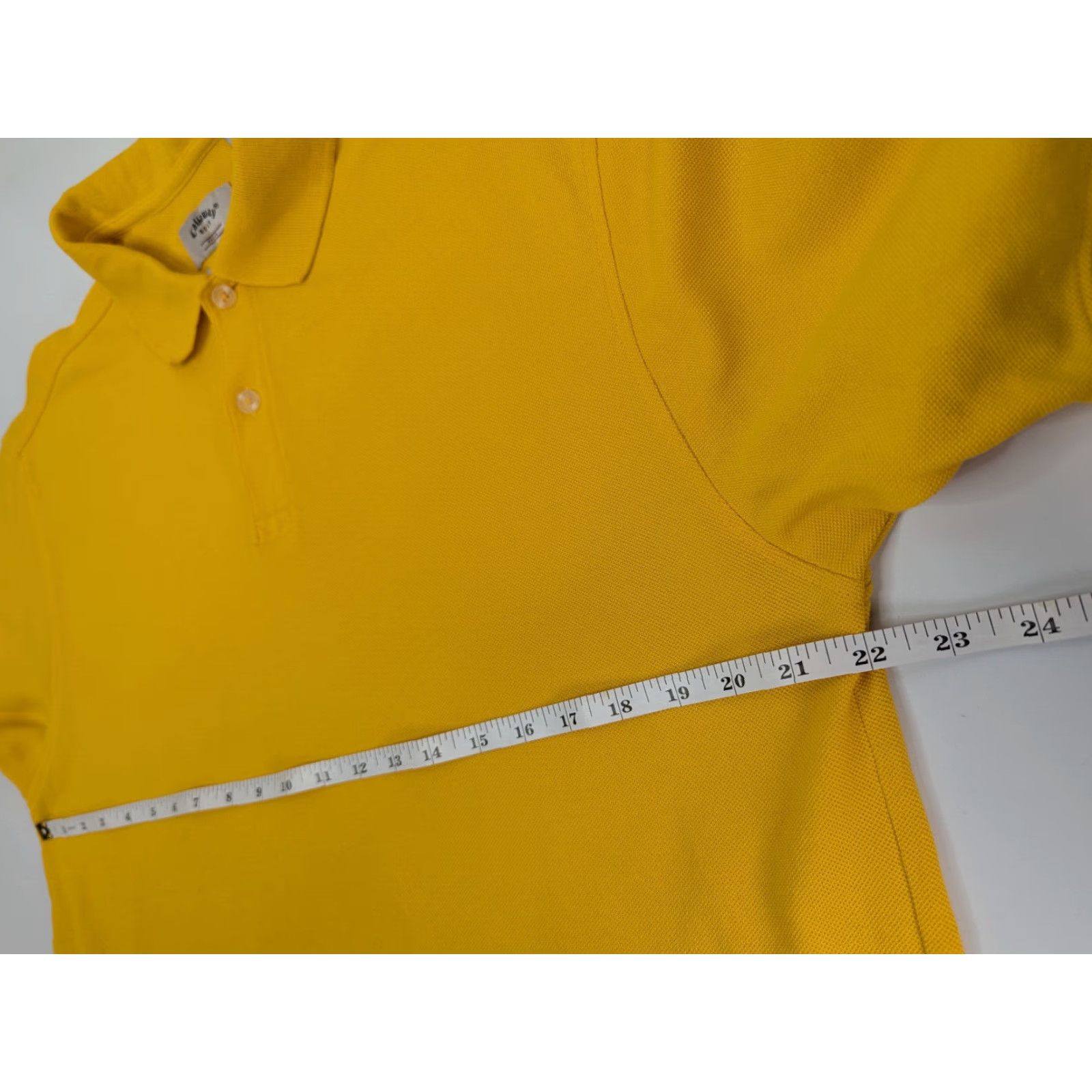 Callaway Callaway Golf Sport Polo Shirt Mens Size M Yellow Combed Cotton Short Sleeve Shirt Size US M / EU 48-50 / 2 - 6 Thumbnail