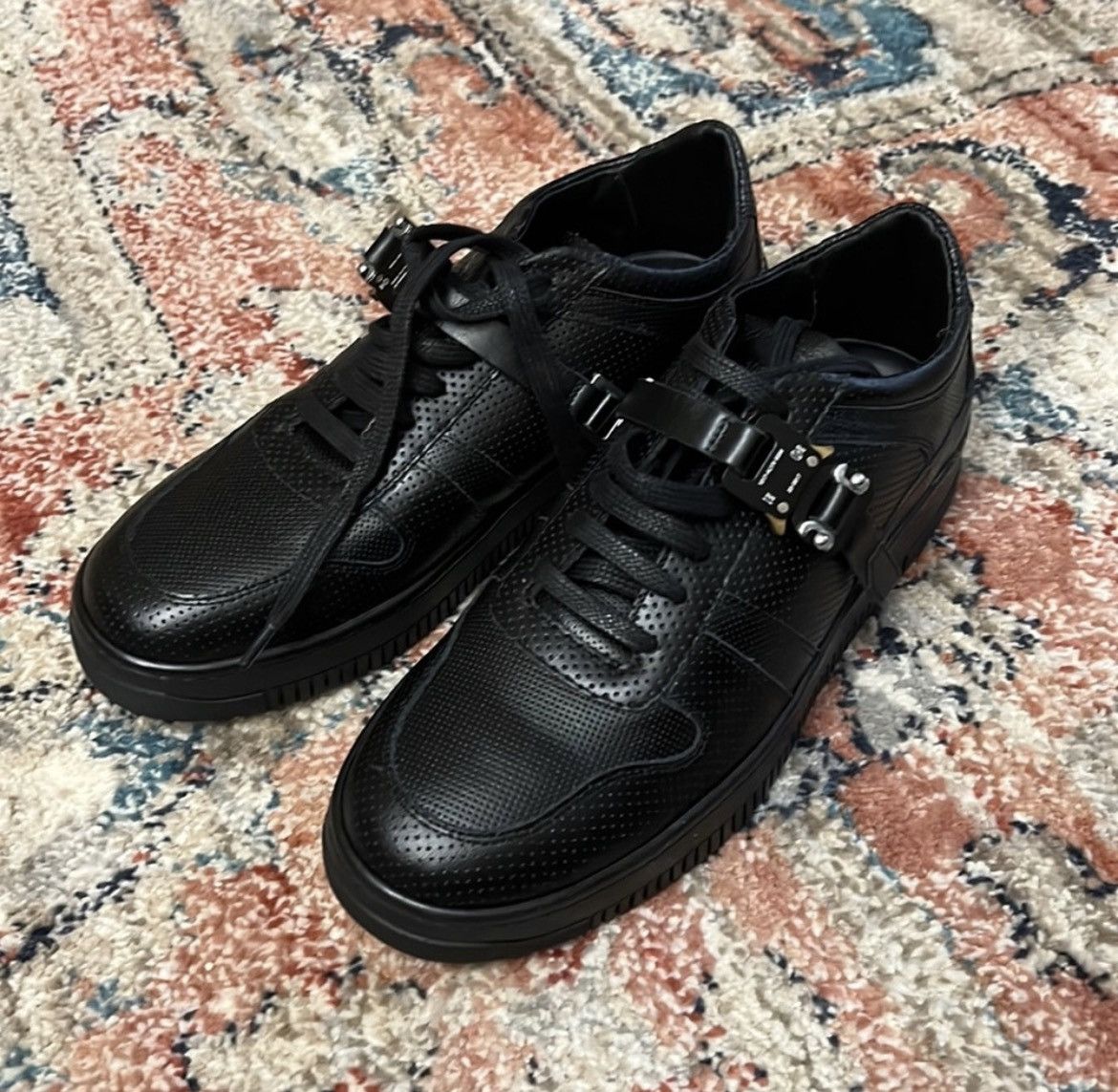 image of 1017 Alyx 9Sm x Alyx 1017Alyx Buckle Trainer Shoes in Black, Men's (Size 8)