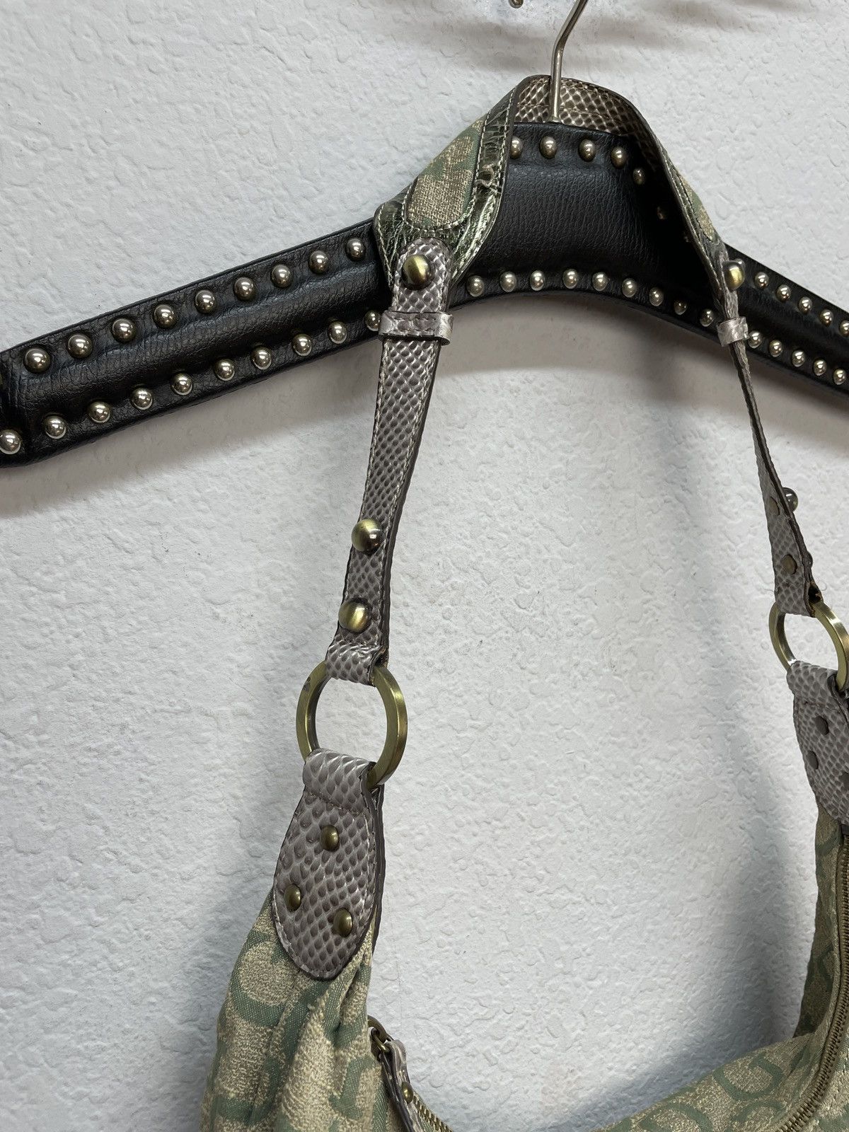 Guess × Vintage Rare🔥🔥 Y2K Vintage GUESS Baguette Shoulder Bag Denim Size ONE SIZE - 14 Thumbnail