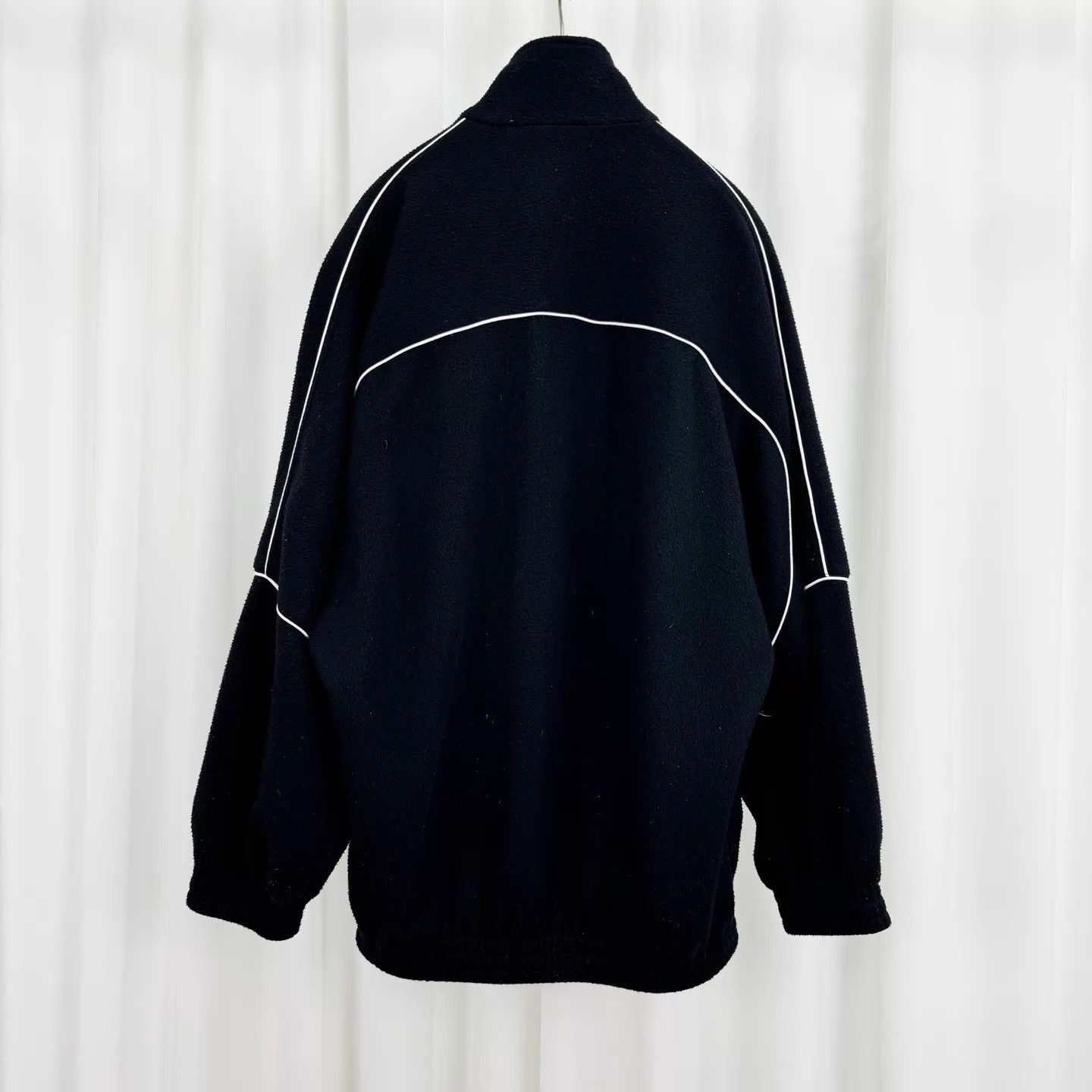 Balenciaga Balenciaga Double B Stitched Fleece Zip Jkt 34, 98N Size XXS / US 00 / IT 34 - 2 Thumbnail