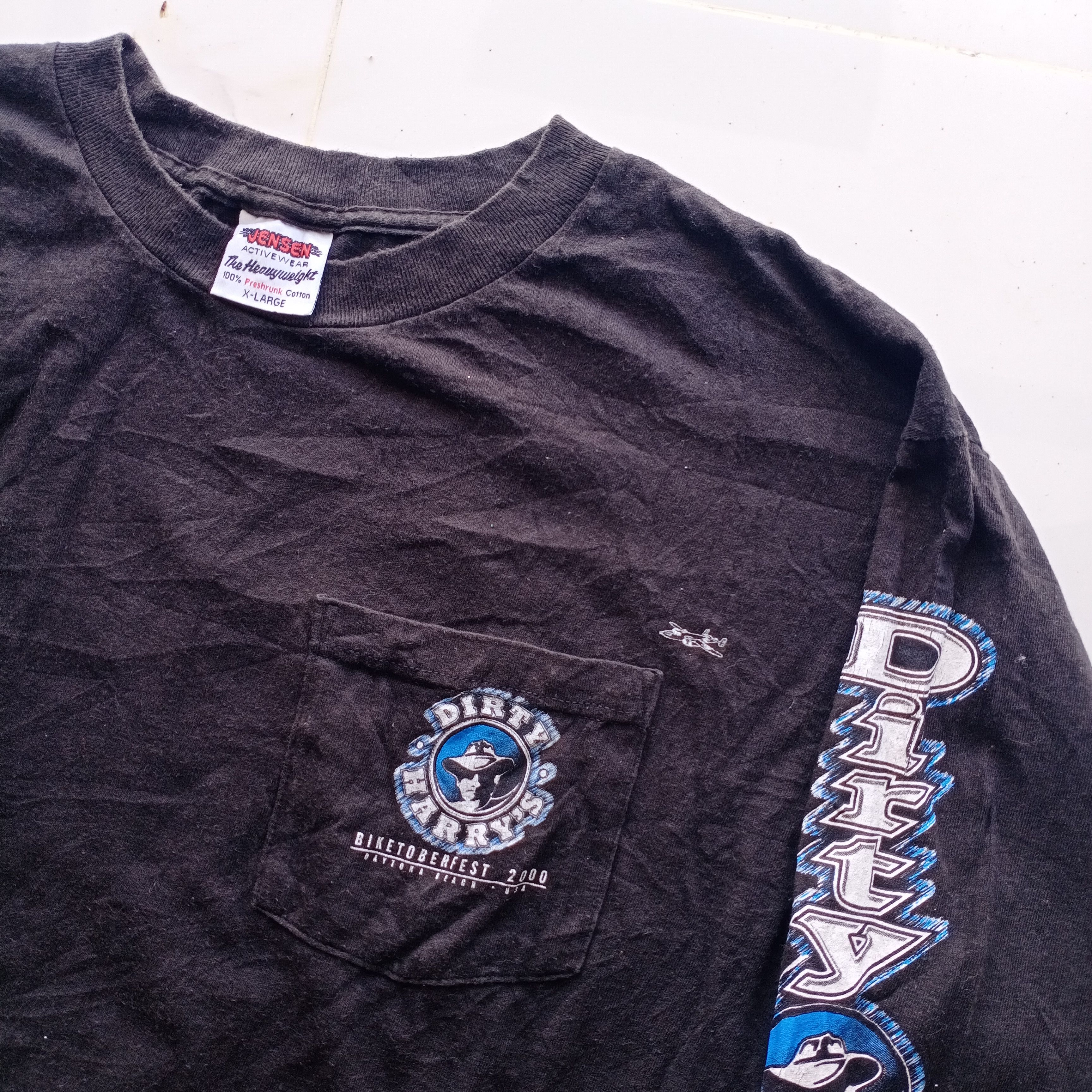 Harley Davidson Vintage 2000 Y2K Bike Week Fest Daytona Dirty Harrys Fest XL Size US XL / EU 56 / 4 - 5 Thumbnail