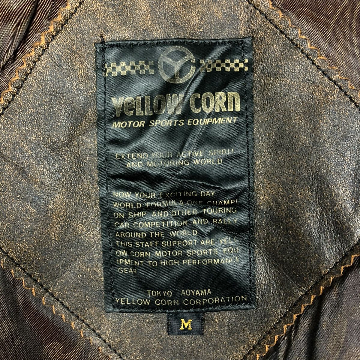 YELLOW CORN 🔥VINTAGE LEATHER JACKET YELLOW CORN TOKYO AOYAMA KADOYA Size US M / EU 48-50 / 2 - 22 Thumbnail