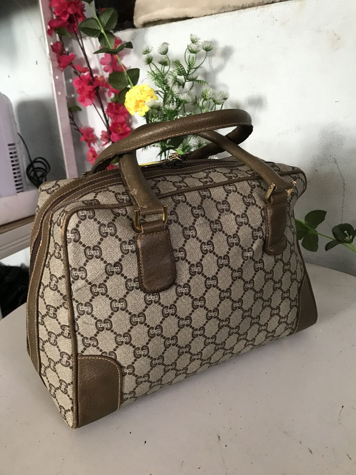 Paolo Gucci Vintage Gucci Plus GG Boston Bag Size ONE SIZE - 3 Thumbnail