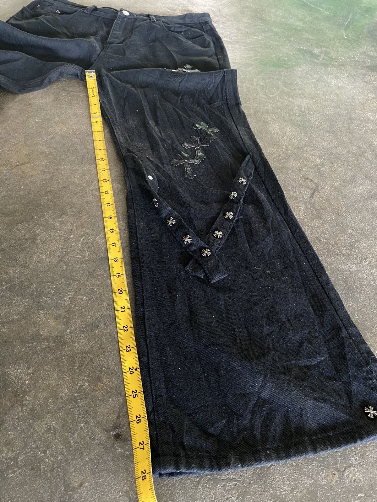 14th Addiction Y2K PUNKS IFSIXWASNINE DENIM PANTS Size US 34 / EU 50 - 17 Thumbnail