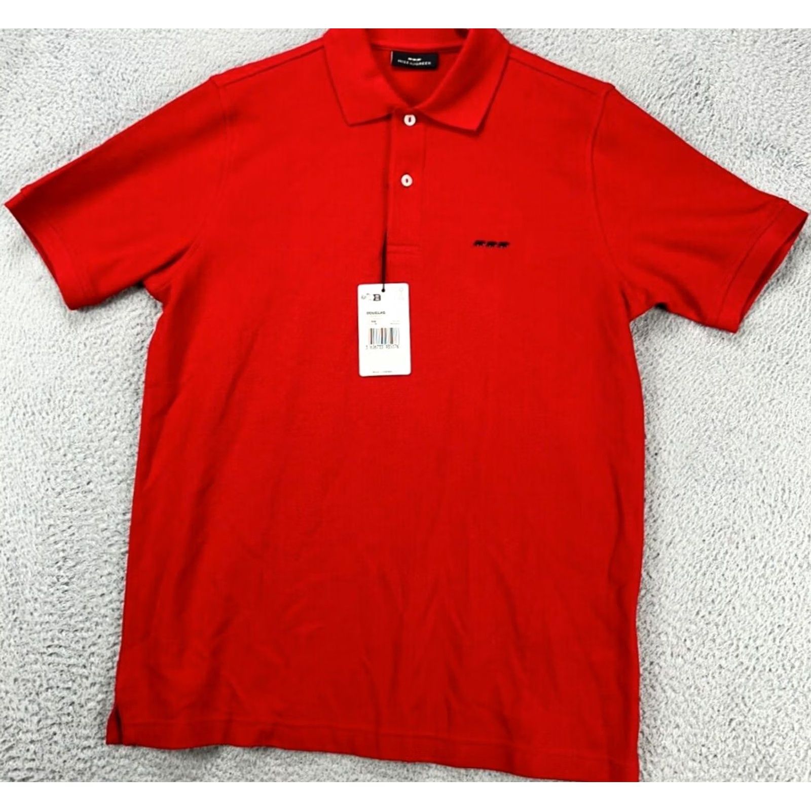 Vintage Mise Au Green Polo Shirt Shirt Mens Medium Red Short Sleeve Casual 100% Cotton Rugby NEW Size US M / EU 48-50 / 2 - 3 Thumbnail