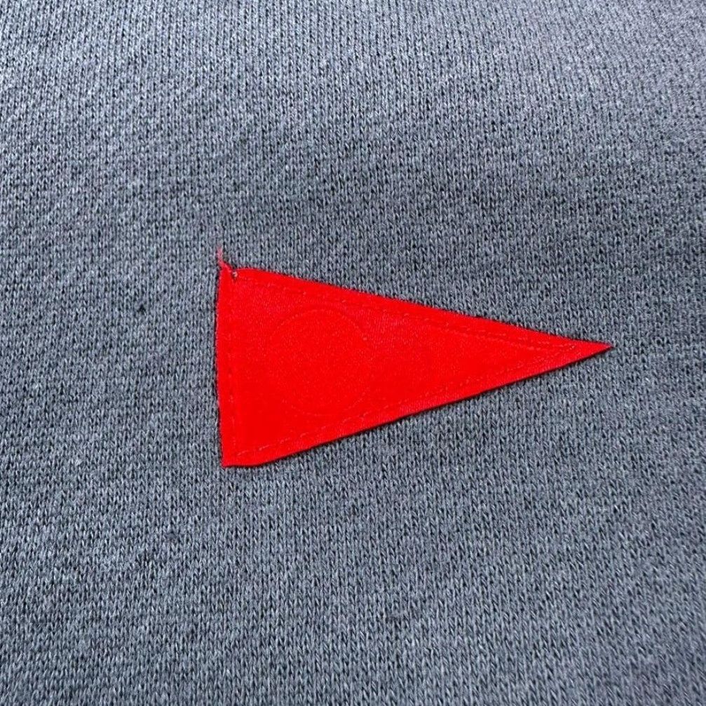 Vintage Florence Marine X Burgee Hoodie Mens Large Slate Blue Organic Cotton Surf Outdoors Size US L / EU 52-54 / 3 - 3 Thumbnail