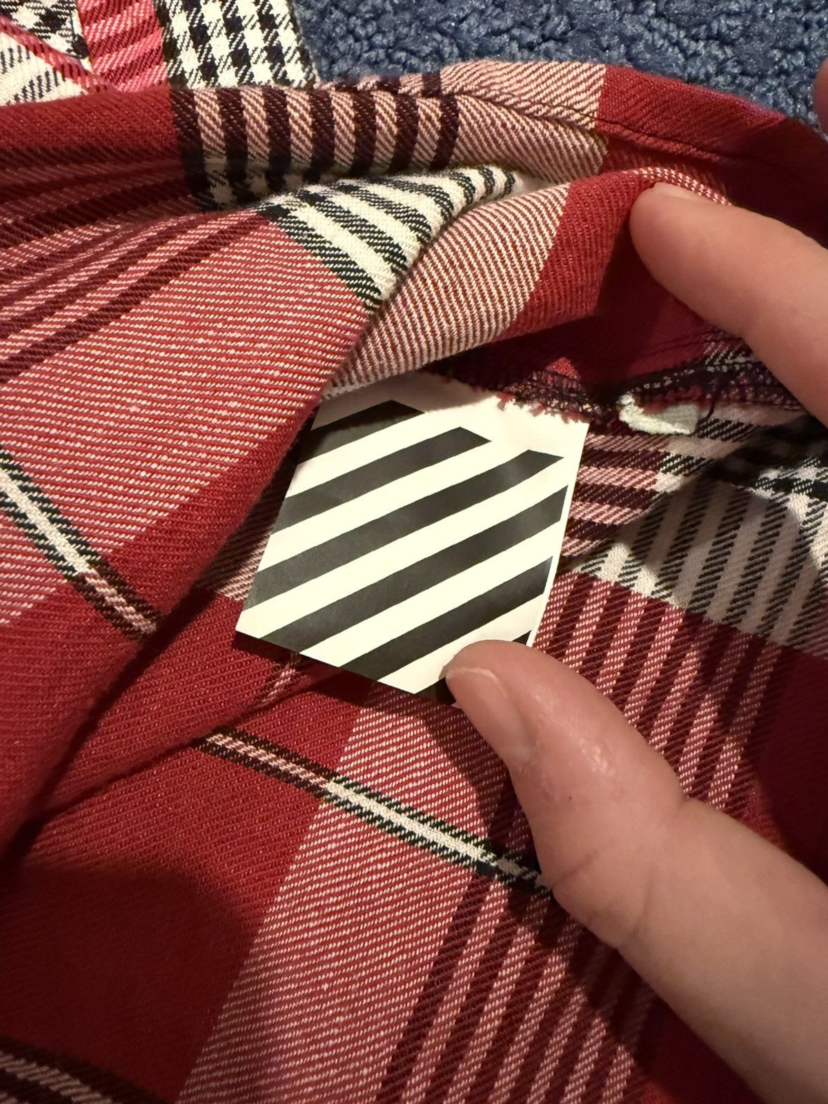 Off-White Off-White Skull Flannel Zip-Up SS19 Size Small Size US S / EU 44-46 / 1 - 7 Thumbnail