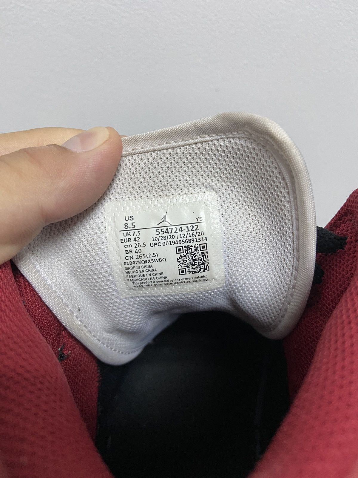 Jordan Brand × Nike × Vintage Air Jordan Nike Retro High 1 Vintage Shoes Y2K Size US 8.5 / EU 41-42 - 8 Thumbnail
