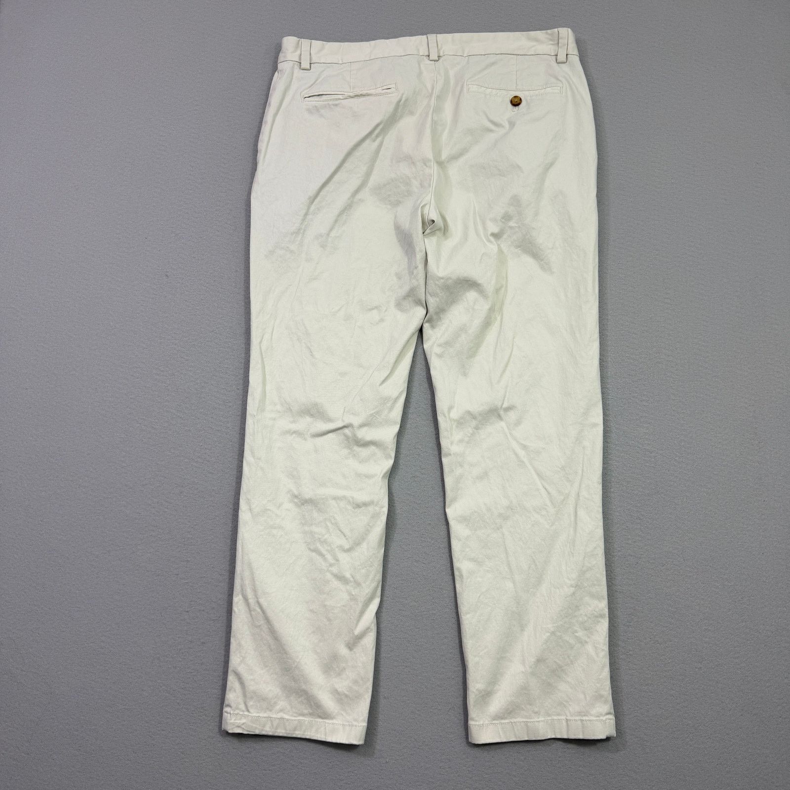 Vineyard Vines Vineyard vines Chino Pants Men's 35x30 Beige White Straight Size US 35 - 5 Thumbnail