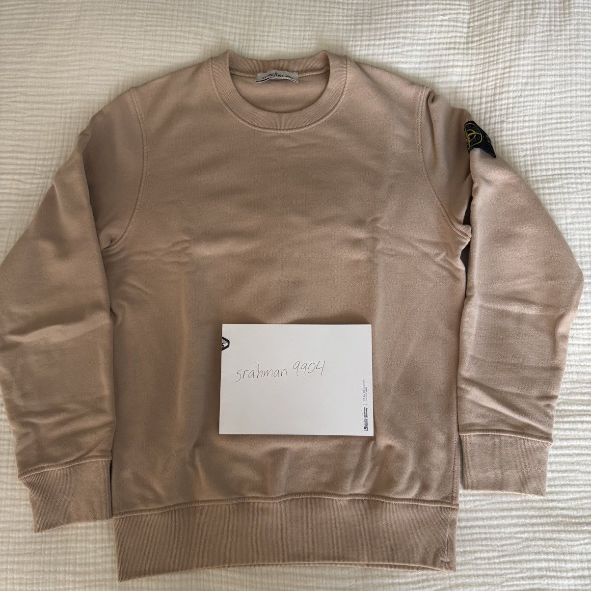 Stone Island Stone Island Classic Sweatshirt - Antique Rose - Size S Size US S / EU 44-46 / 1 - 1 Thumbnail