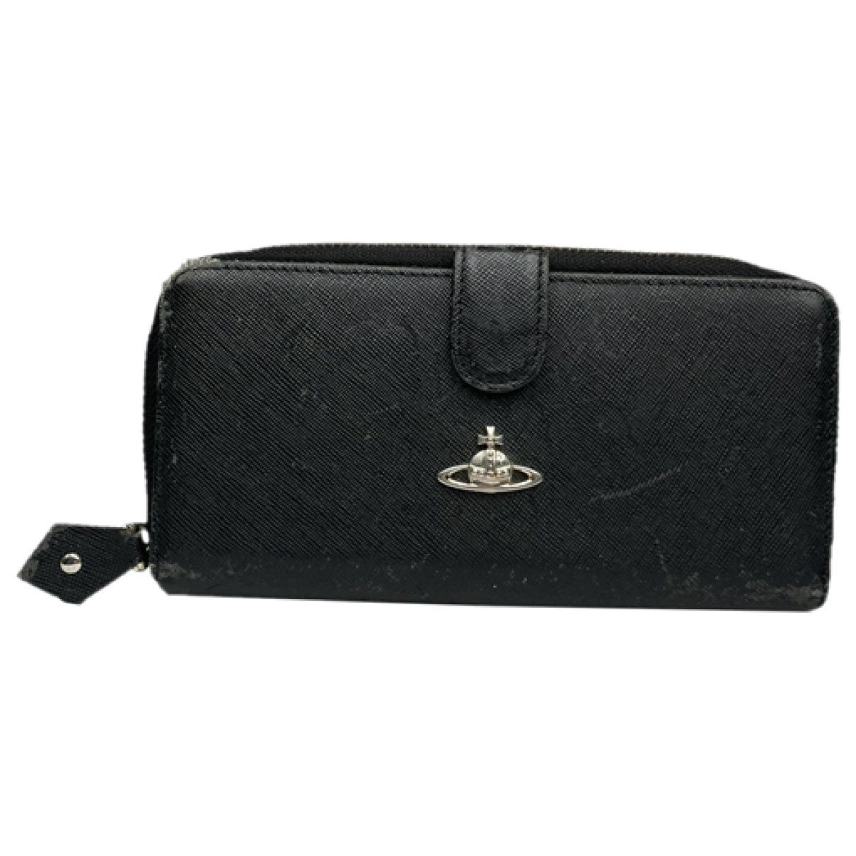 Vivienne Westwood Black Leather Wallet Size ONE SIZE - 1 Thumbnail