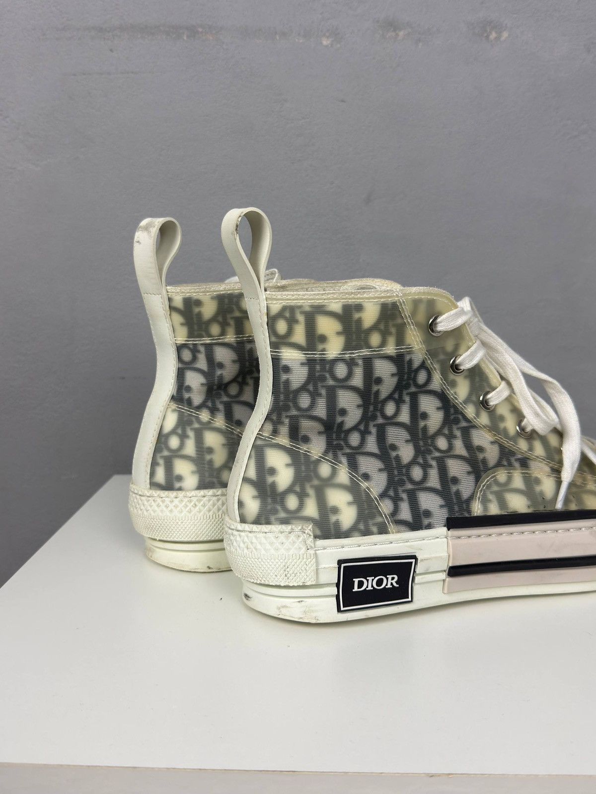 Dior Dior B23 High Top Sneakers Oblique Logo Size US 9 / EU 42 - 6 Thumbnail