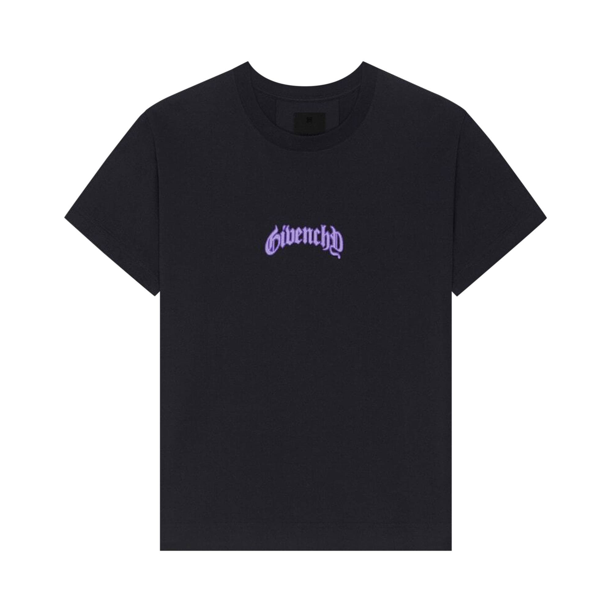 o1w1db10325 Boxy Short-Sleeve T-Shirt in Black