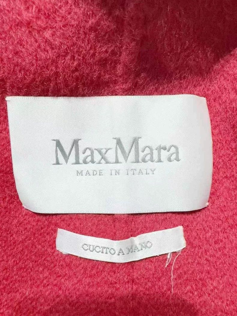 Max Mara Max Mara Rialto Burgundy Coat Size XS / US 0-2 / IT 36-38 - 3 Thumbnail