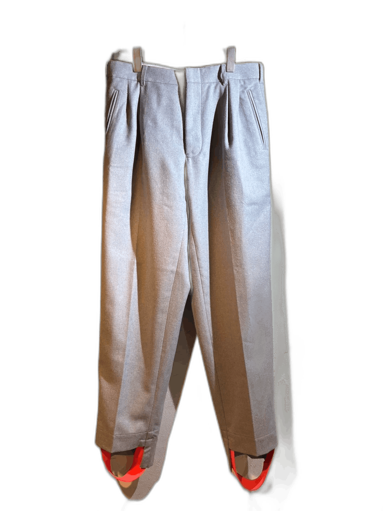 Junya Watanabe renoma gray wool trousers with unique design Size US 44 / EU 60 - 1 Thumbnail