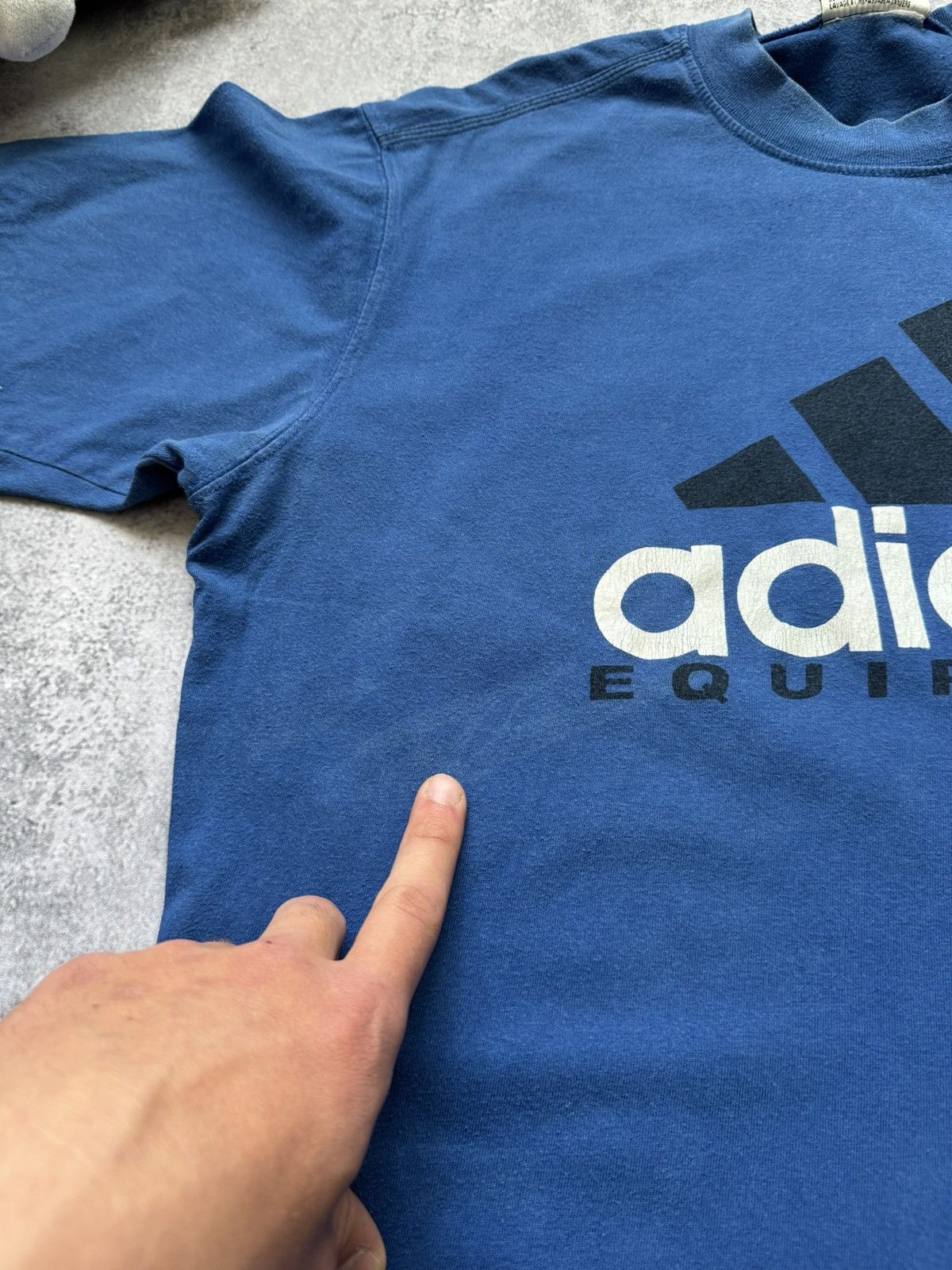 Adidas × Vintage Adidas Equipment t-shirt vintage 90s t-shirt Size US XL / EU 56 / 4 - 11 Thumbnail