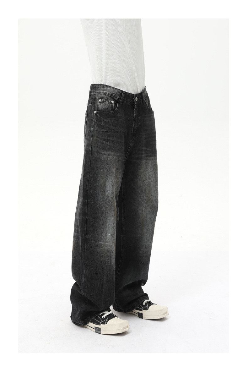 Vintage Men's washed vintage distressed casual jeans Size US 32 / EU 48 - 4 Thumbnail