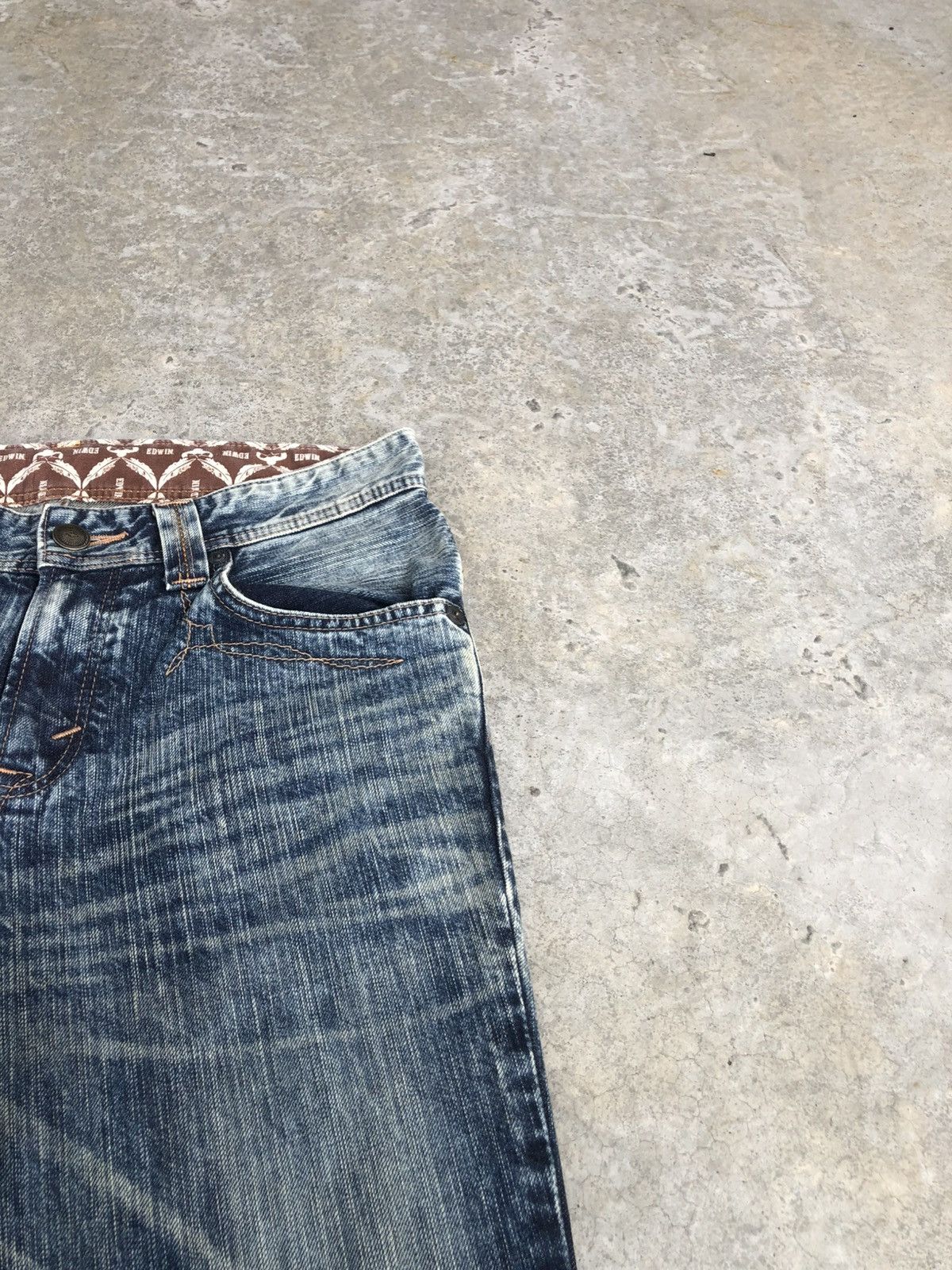 Hysteric Glamour Japanese Edwin XV Flared Jeans Distressed Denim Size US 32 / EU 48 - 15 Thumbnail