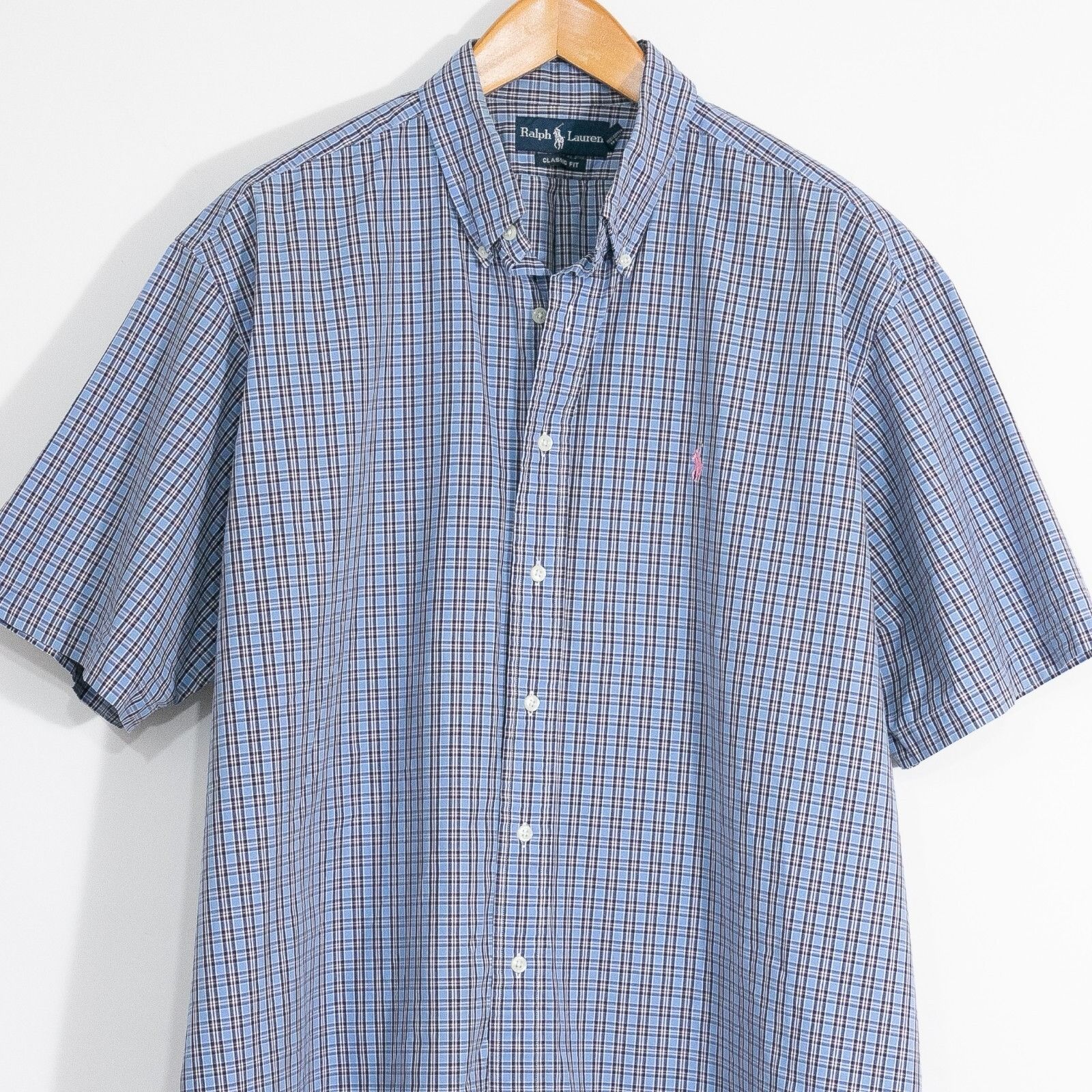 Polo Ralph Lauren Vintage 90s Polo Ralph Lauren Gingham Button Up Shirt 2XL Size US XXL / EU 58 / 5 - 2 Thumbnail