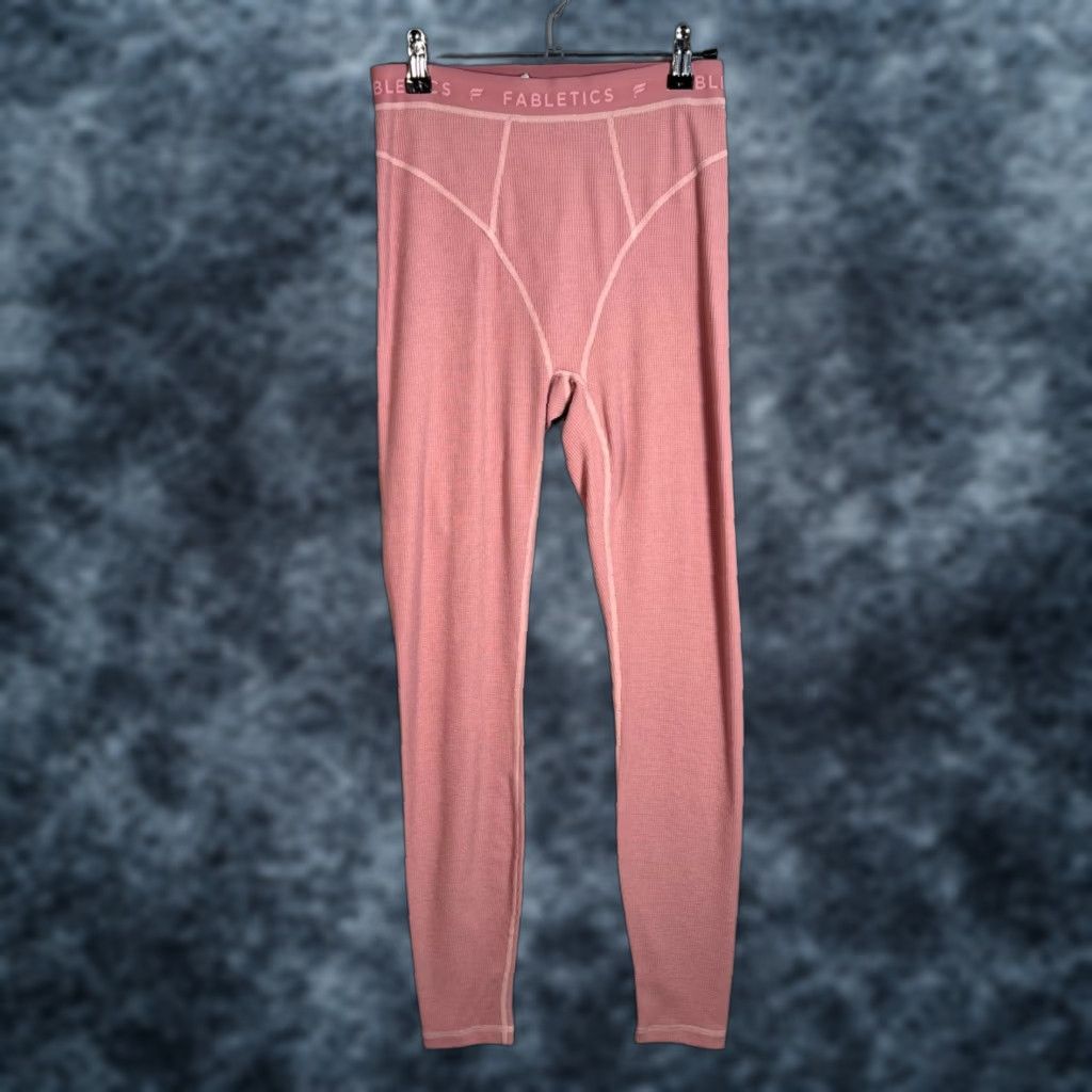 Fabletics Fabletics Leggings Women Size Small Dusty Rose Thermal Base Layer Compression Womens Size 28" / US 6 / IT 42 - 1 Thumbnail