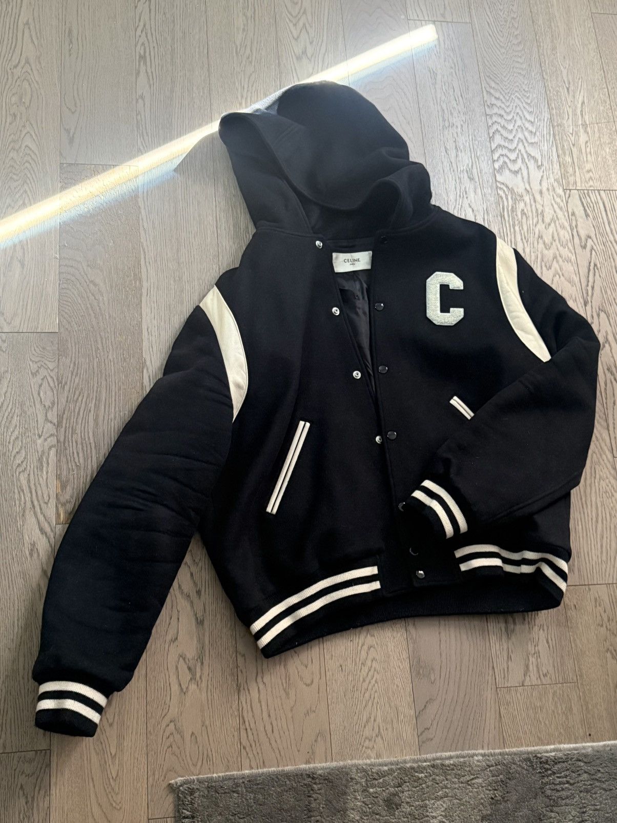 Celine CELINE Hooded Teddy Jacket Size US L / EU 52-54 / 3 - 2 Thumbnail