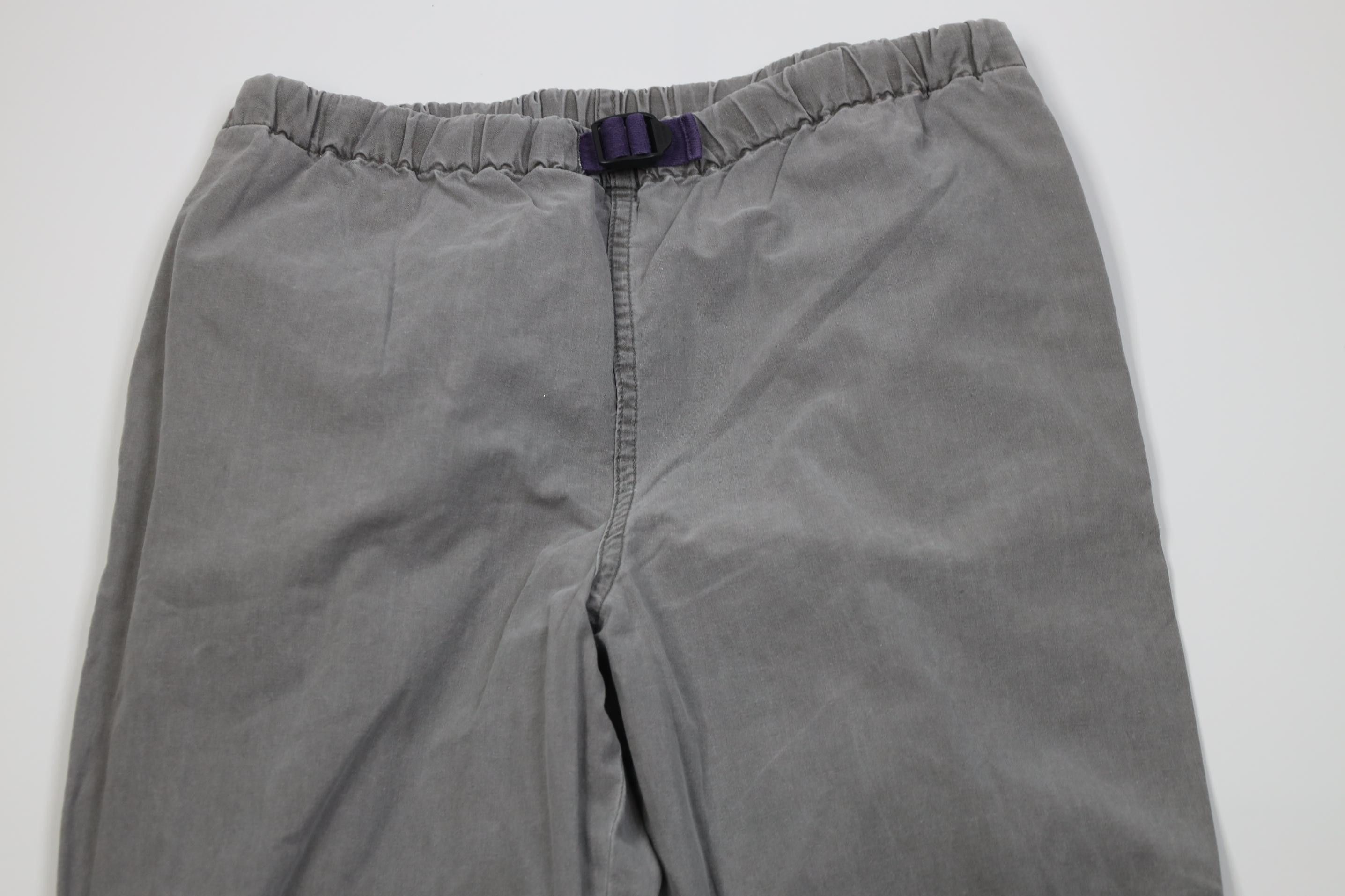 Vintage Vintage 90s Streetwear Double Knee Padded Belted Joggers Size US 36 / EU 52 - 2 Thumbnail