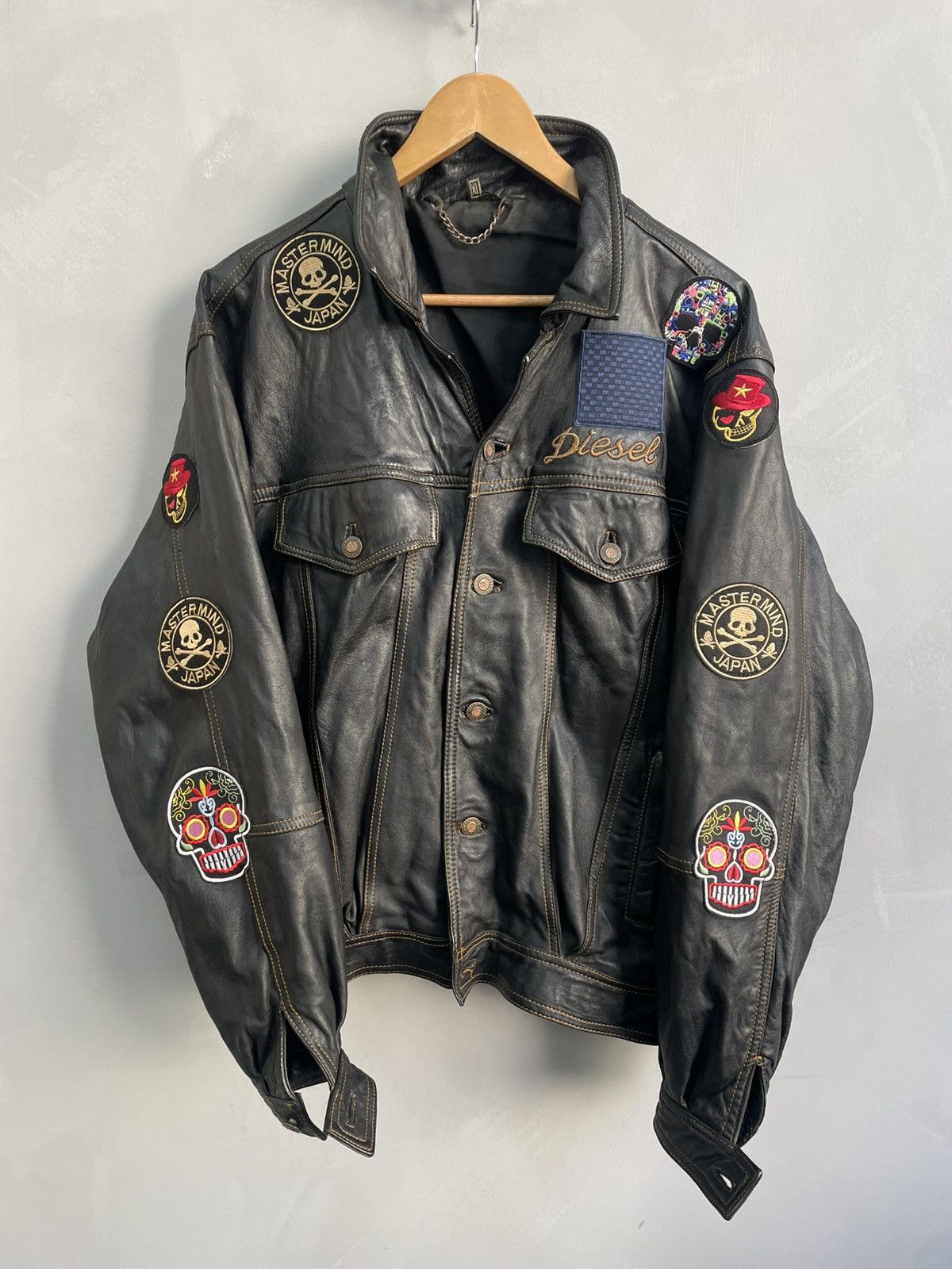 ジャケット・アウター Diesel leather jacket archive y2k 00s 00s y2k DIESEL archive leather jacket M Archive diesel leather