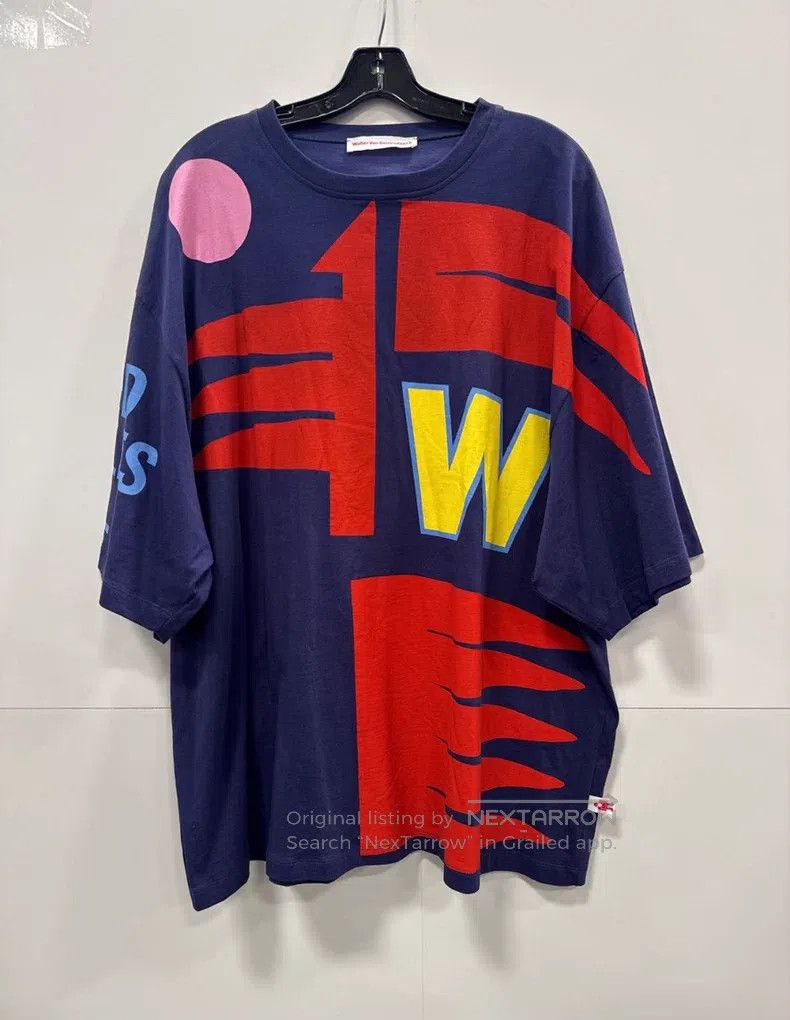 Walter Van Beirendonck Graphic letter print short sleeve