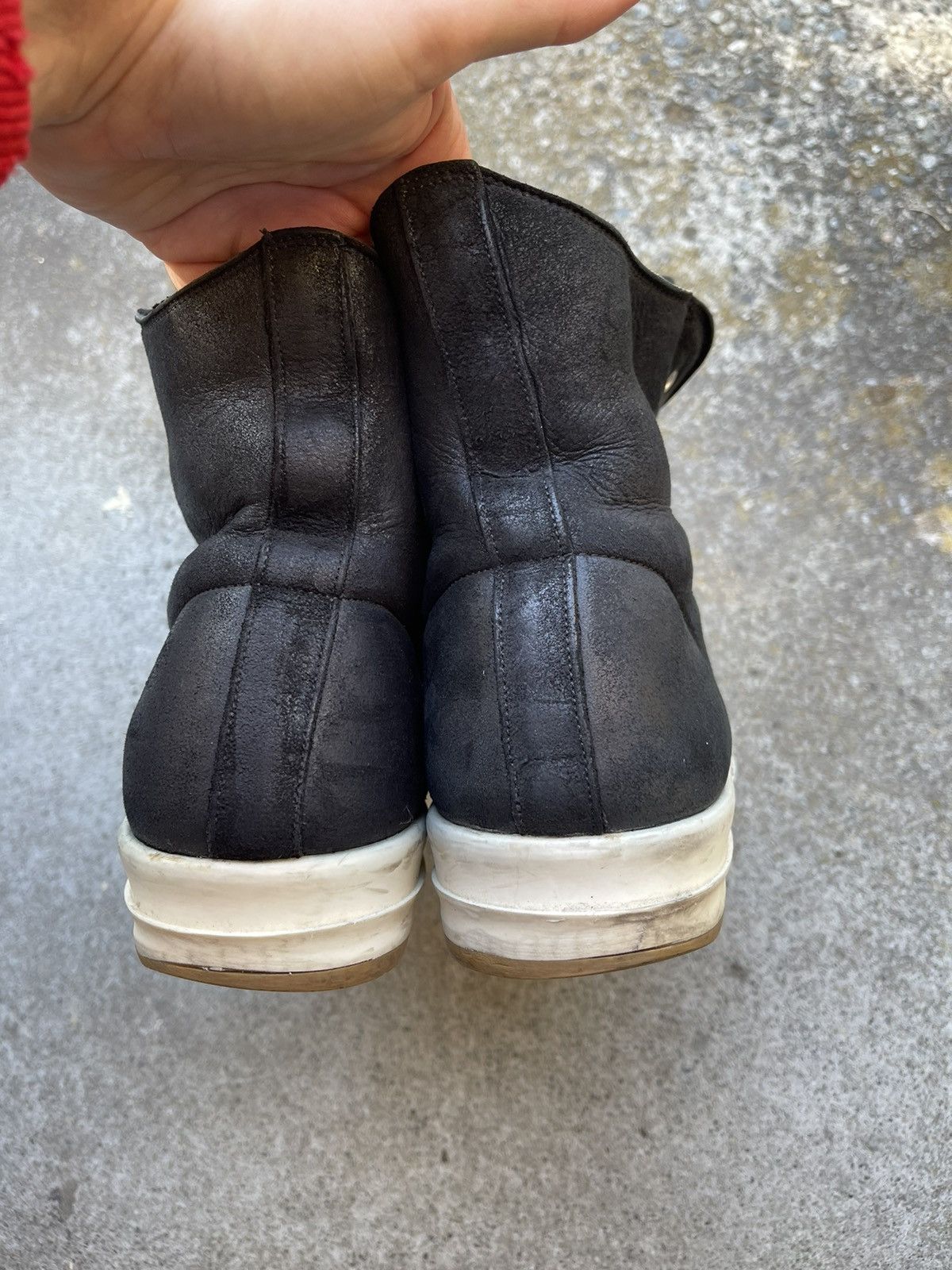 Rick Owens AW13 PLINTH Shearling Ramones professional repairs Size US 9 / EU 42 - 7 Thumbnail