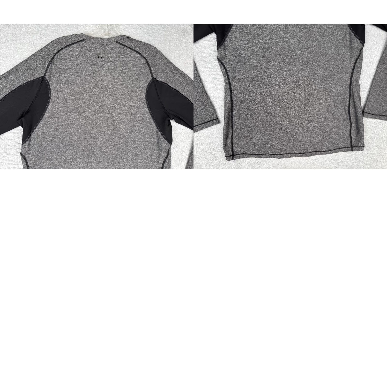 Lululemon Lululemon Shirt Mens M Gray Heathered Blaze Long Sleeve Run Running M3400S Size US M / EU 48-50 / 2 - 9 Thumbnail