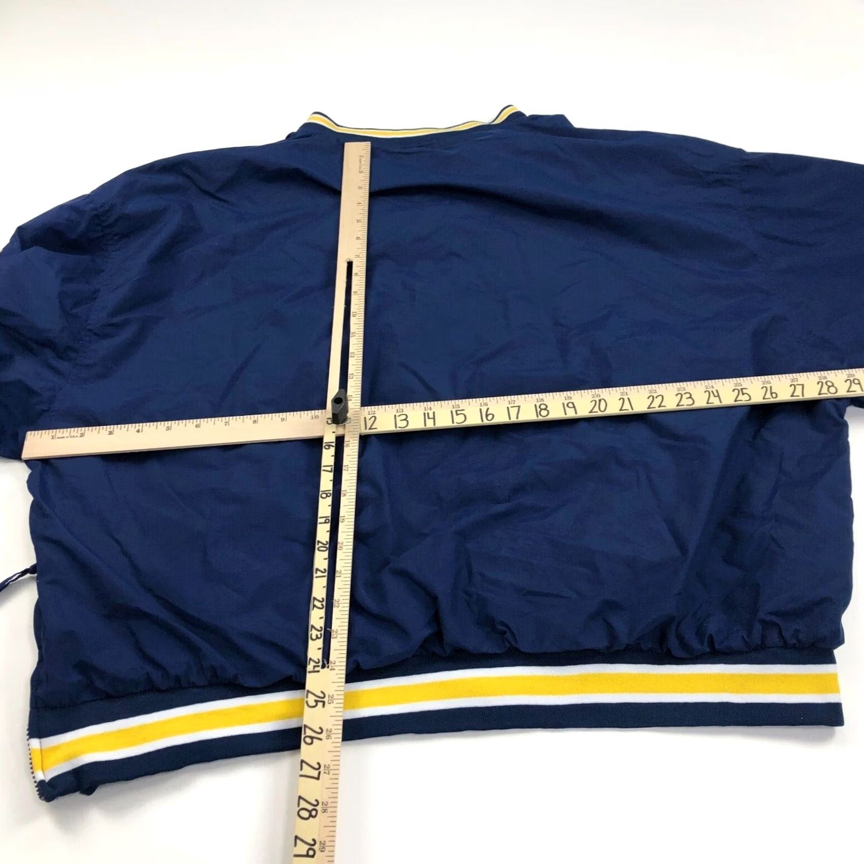 Vintage Georgia Tech Genuine Stuff Collegiate Blue V-Neck Nylon Lined Jacket XXL MINT Size US XXL / EU 58 / 5 - 7 Thumbnail